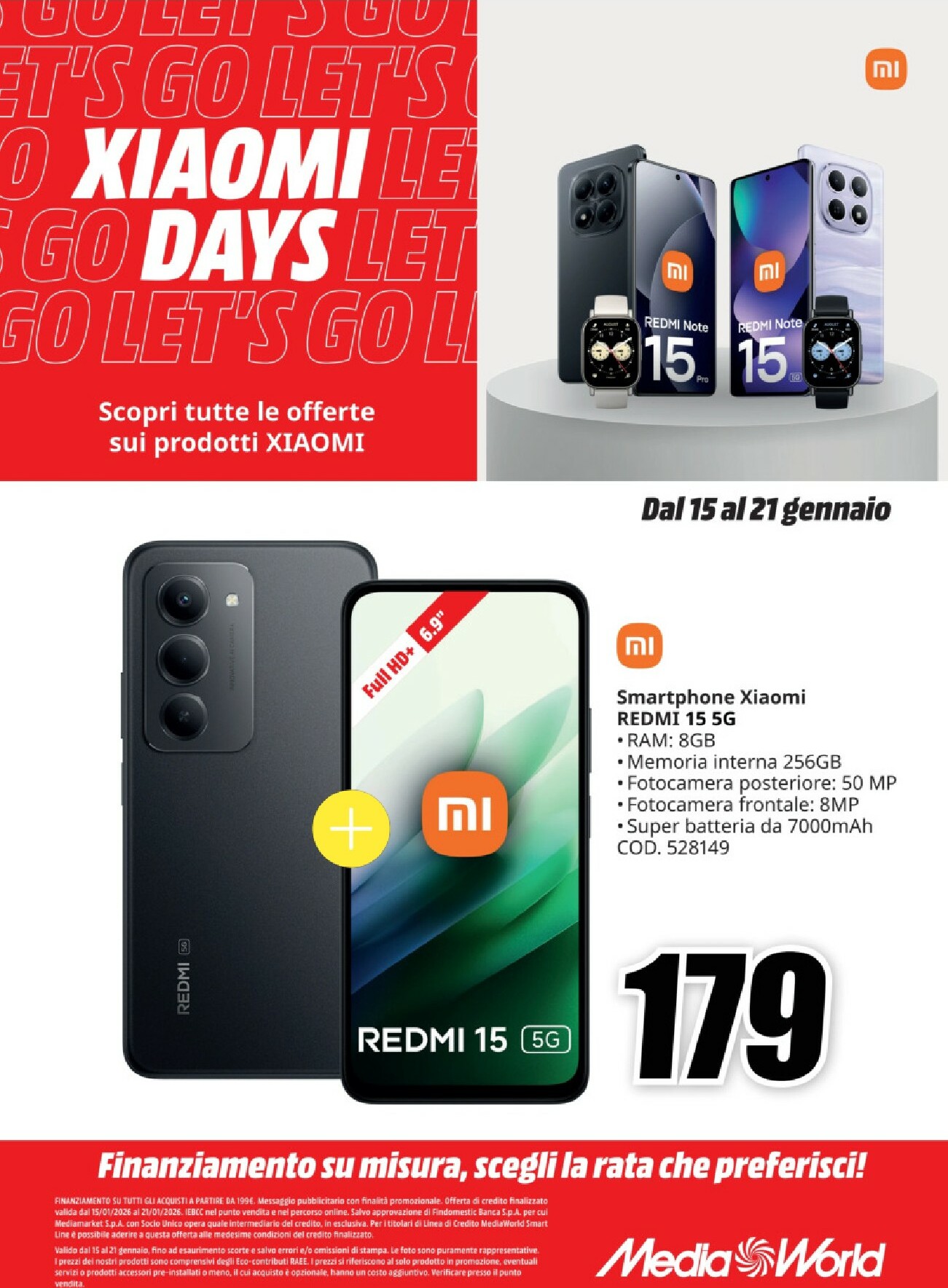 mediaworld - Volantino Mediaworld - Xiaomi Days valido dal 15/01 al 21/01 - page: 3