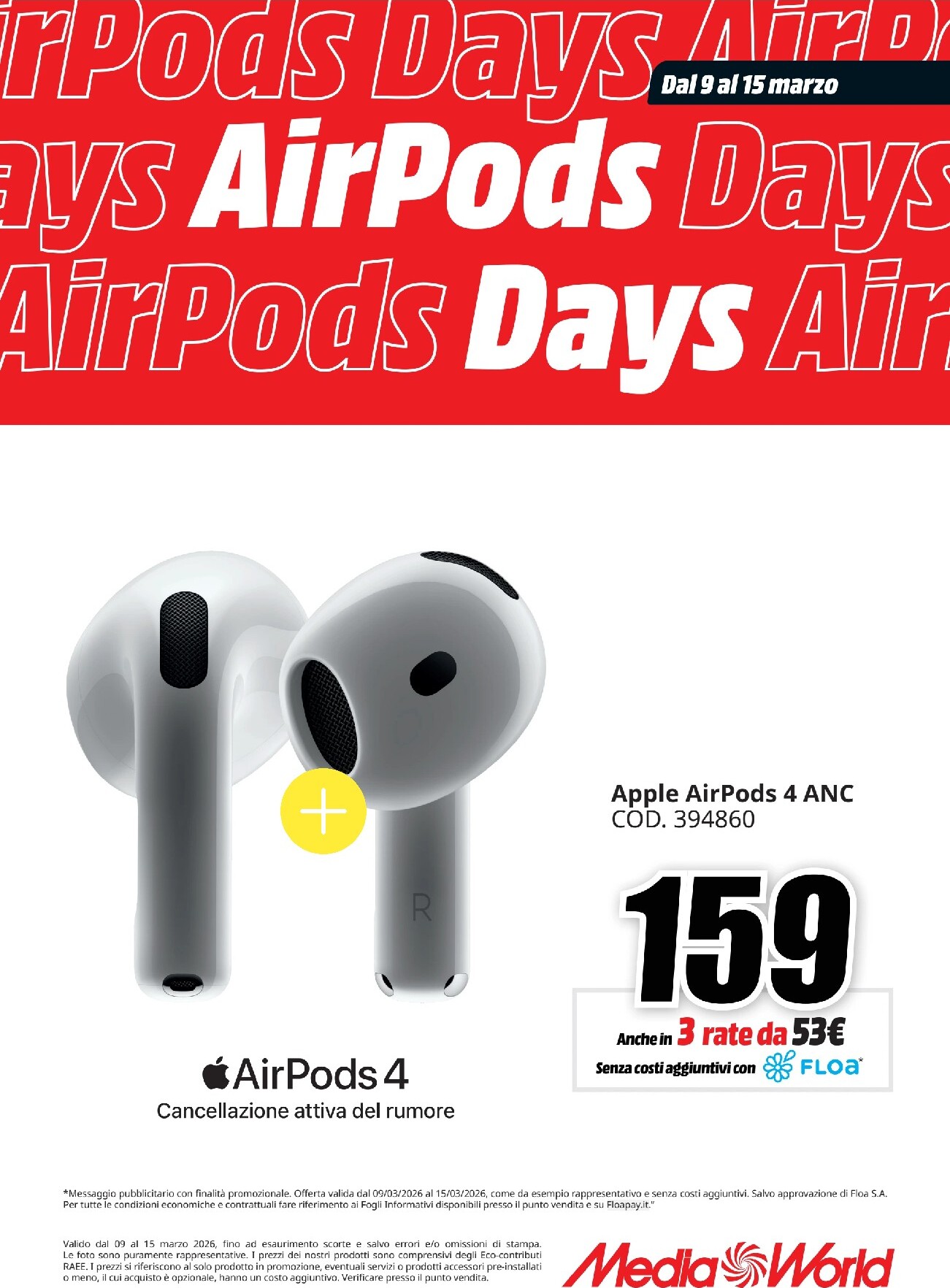 mediaworld - Volantino Mediaworld - AirPods Days valido dal 09/03/2026 al 15/03/2026 - page: 3