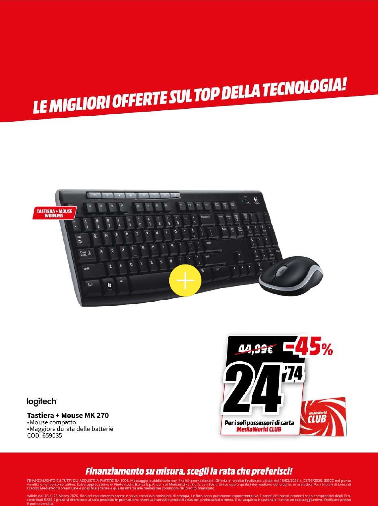 mediaworld - Volantino Mediaworld - Mega Sconti valido dal 16/03/2026 al 23/03/2026 - page: 26