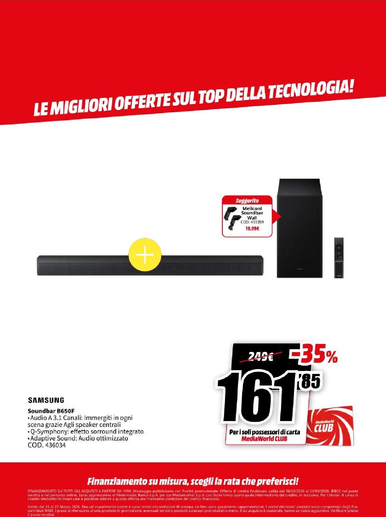 mediaworld - Volantino Mediaworld - Mega Sconti valido dal 16/03/2026 al 23/03/2026 - page: 8