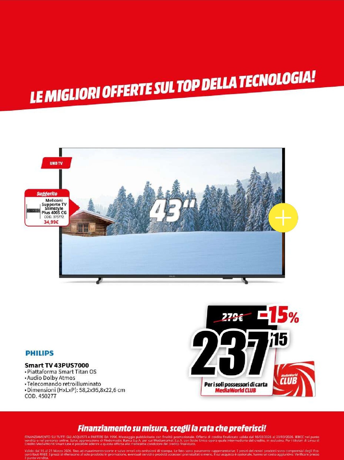 mediaworld - Volantino Mediaworld - Mega Sconti valido dal 16/03/2026 al 23/03/2026 - page: 7