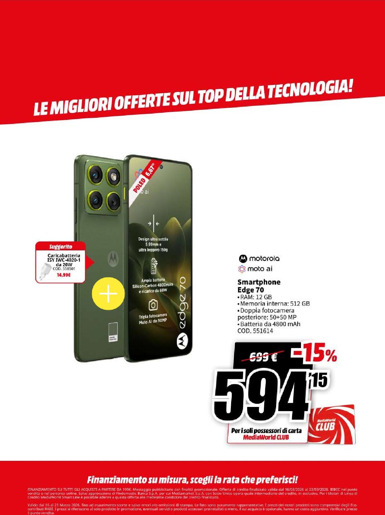 mediaworld - Volantino Mediaworld - Mega Sconti valido dal 16/03/2026 al 23/03/2026 - page: 37