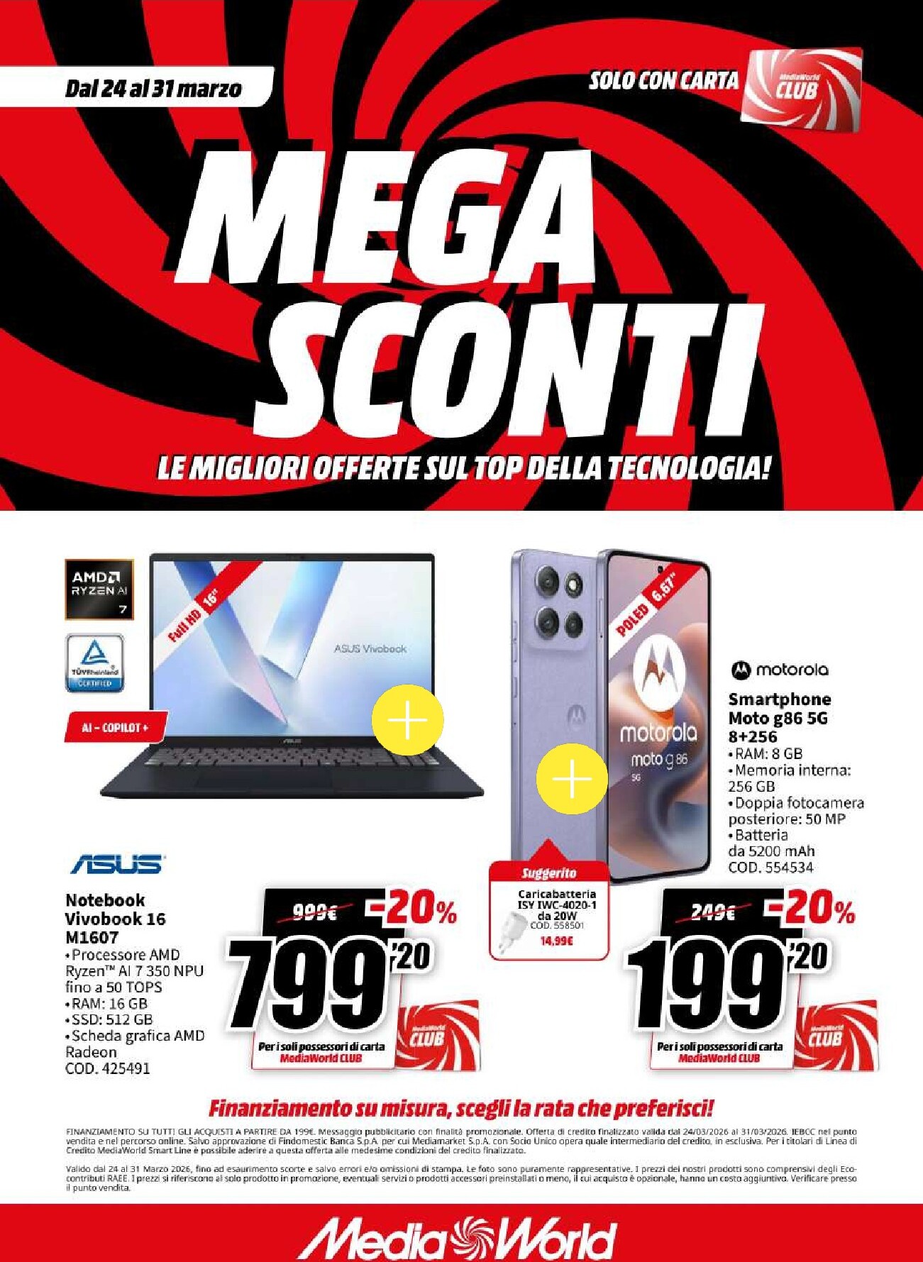 mediaworld - Volantino Mediaworld valido dal 24/03/2026 al 31/03/2026