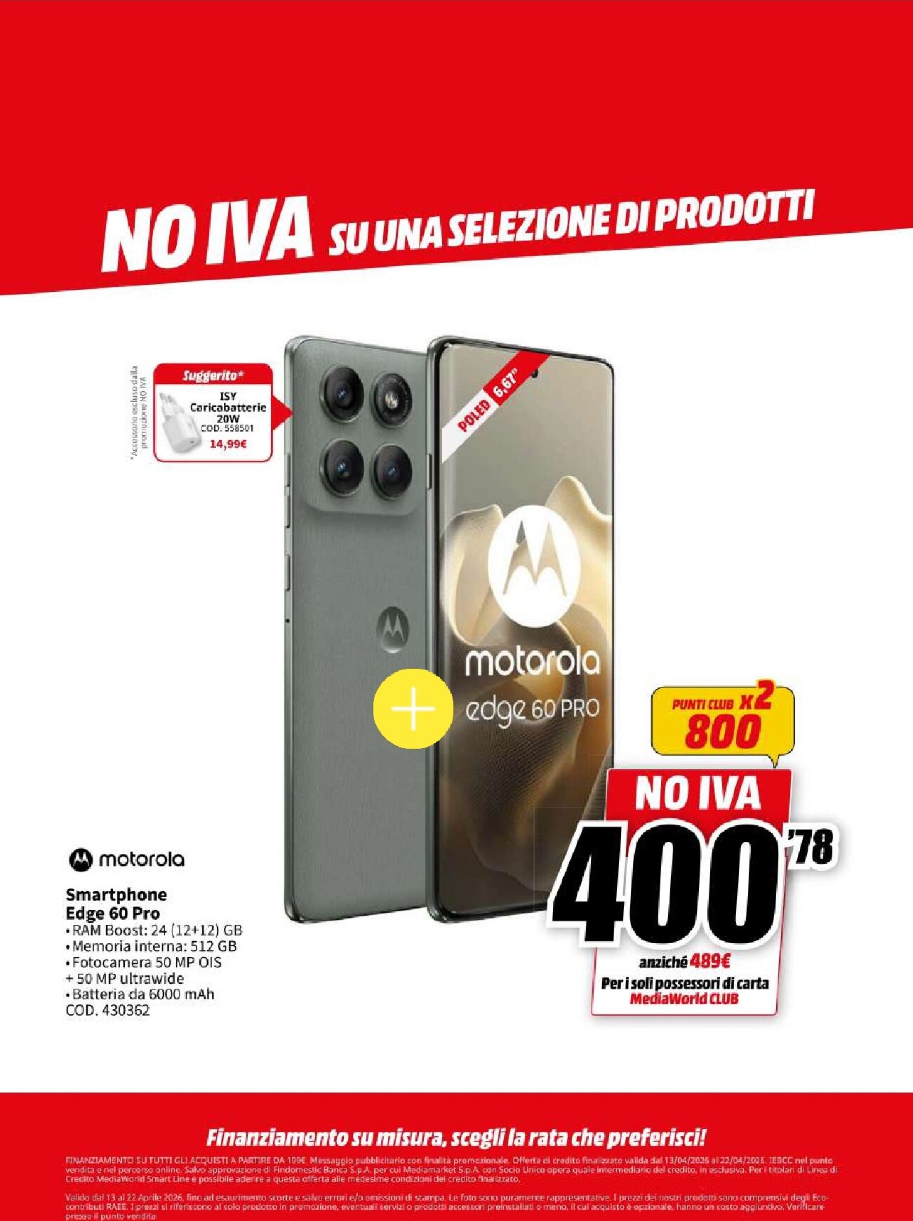 mediaworld - Volantino attuale di Mediaworld valido dal lunedì 13/04/2026 al mercoledì 22/04/2026 - page: 12