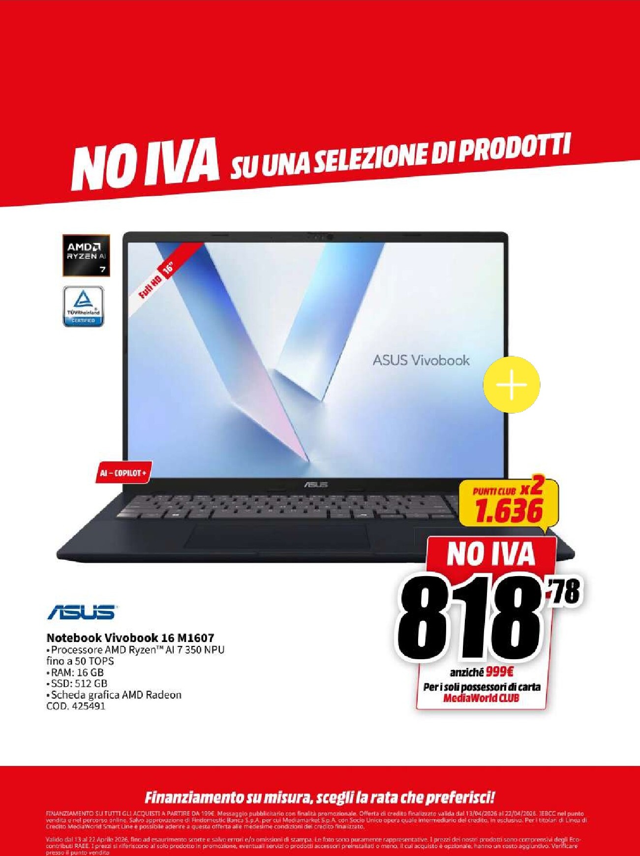 mediaworld - Volantino attuale di Mediaworld valido dal lunedì 13/04/2026 al mercoledì 22/04/2026 - page: 23
