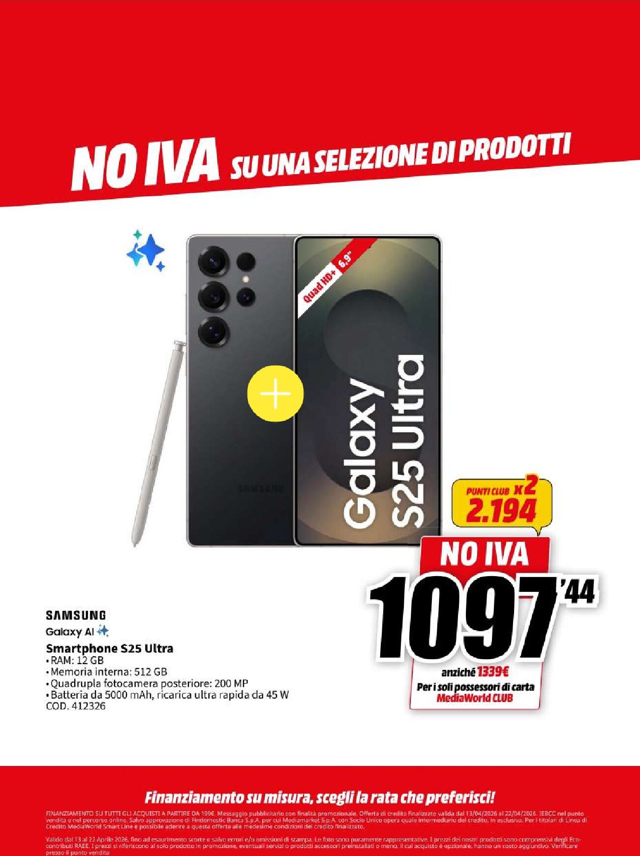 mediaworld - Volantino attuale di Mediaworld valido dal lunedì 13/04/2026 al mercoledì 22/04/2026 - page: 69