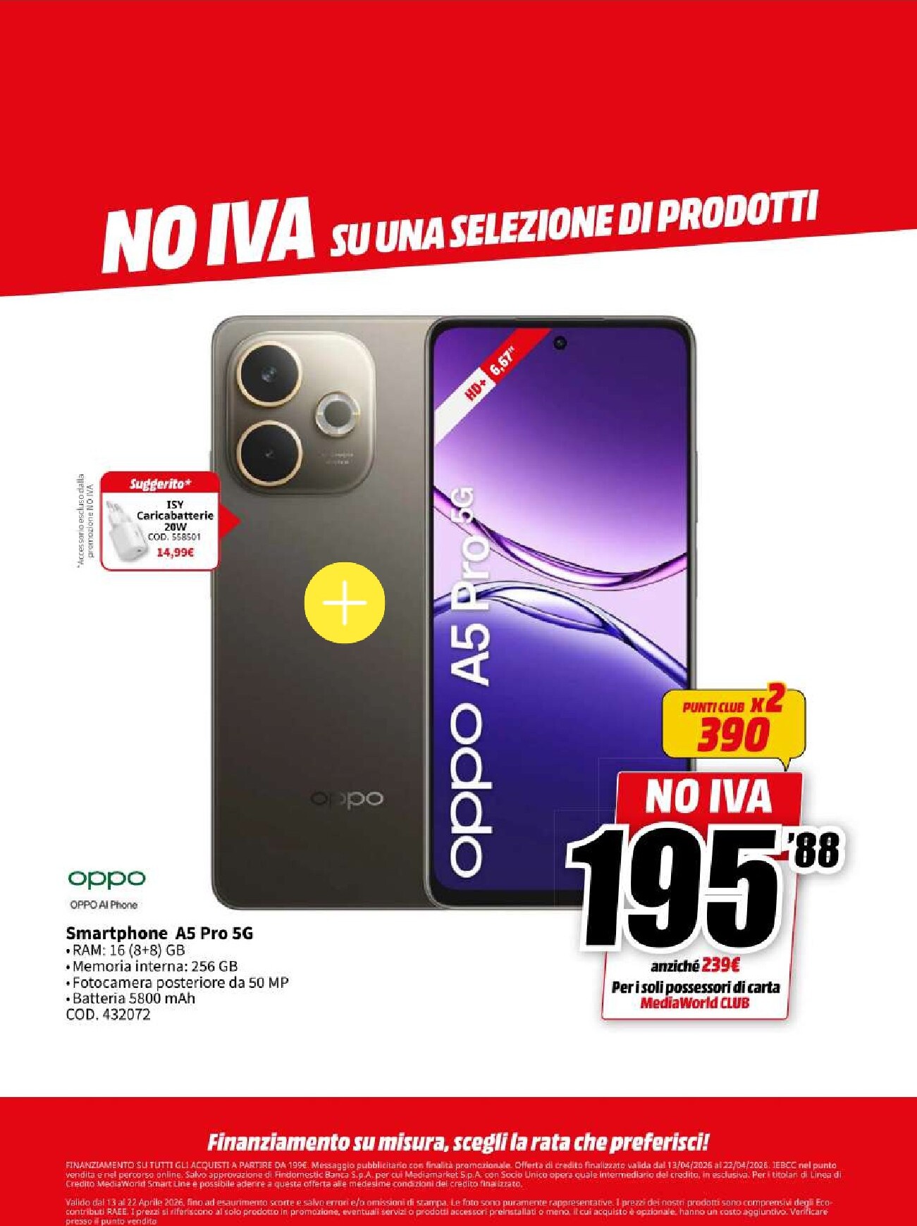 mediaworld - Volantino attuale di Mediaworld valido dal lunedì 13/04/2026 al mercoledì 22/04/2026 - page: 14