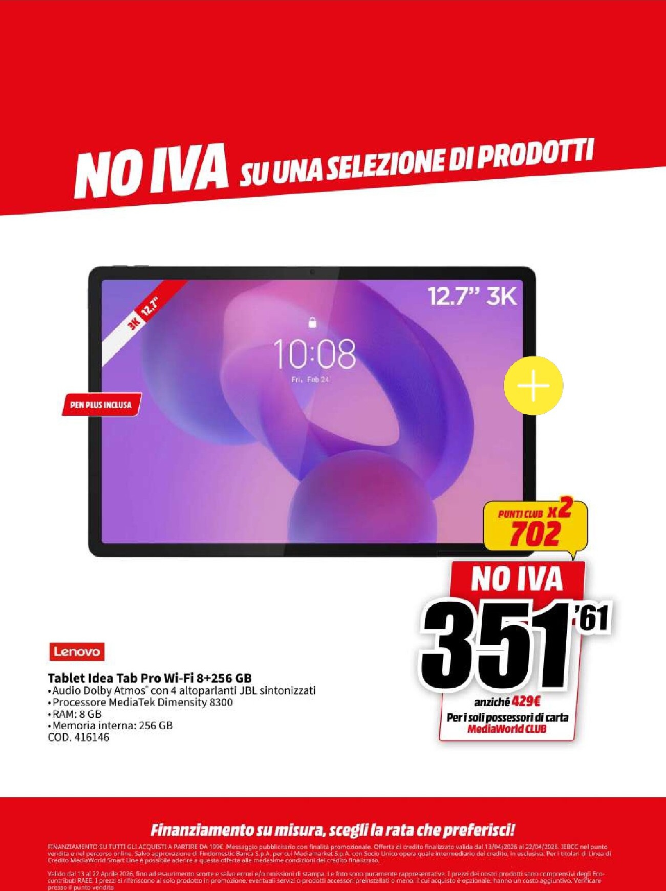 mediaworld - Volantino attuale di Mediaworld valido dal lunedì 13/04/2026 al mercoledì 22/04/2026 - page: 27
