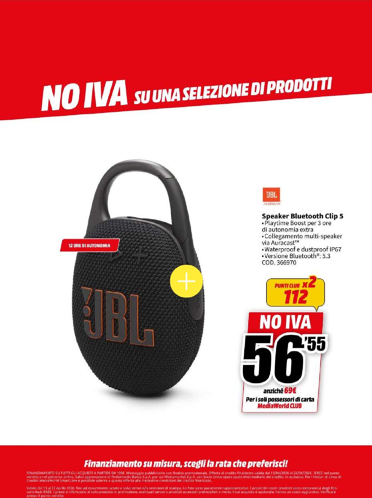 mediaworld - Volantino attuale di Mediaworld valido dal lunedì 13/04/2026 al mercoledì 22/04/2026 - page: 66