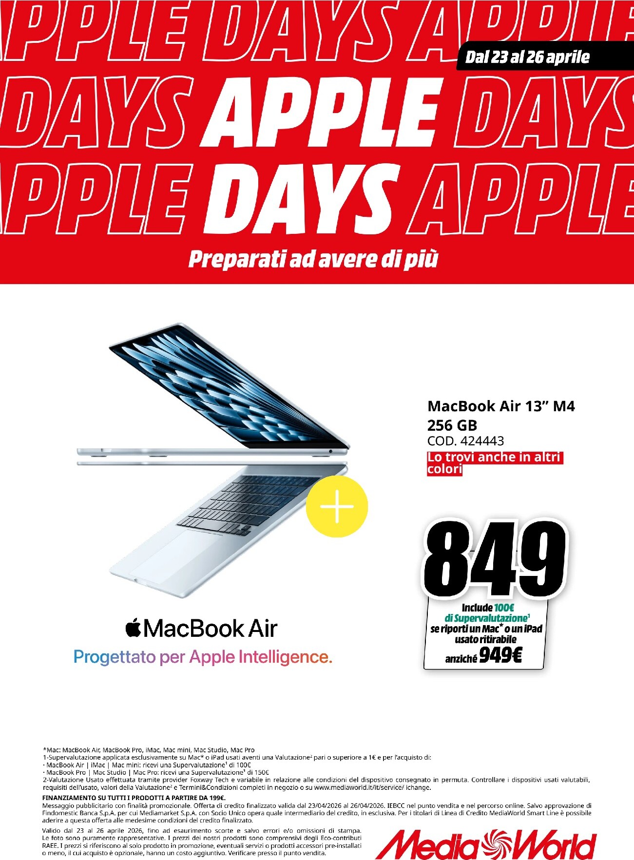mediaworld - Volantino attuale di Mediaworld valido dal giovedì 23/04/2026 al domenica 26/04/2026 - page: 2