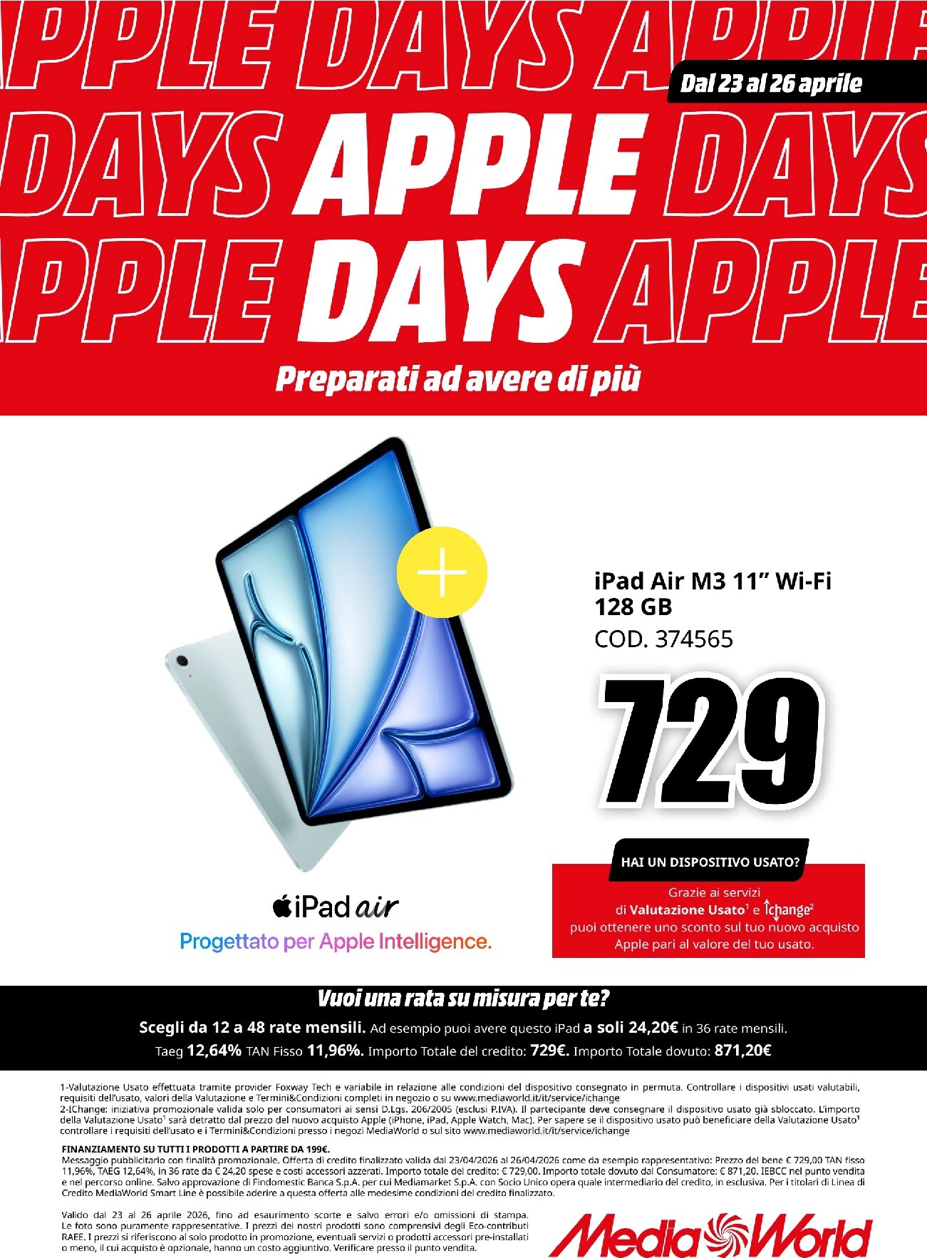 mediaworld - Volantino attuale di Mediaworld valido dal giovedì 23/04/2026 al domenica 26/04/2026 - page: 9