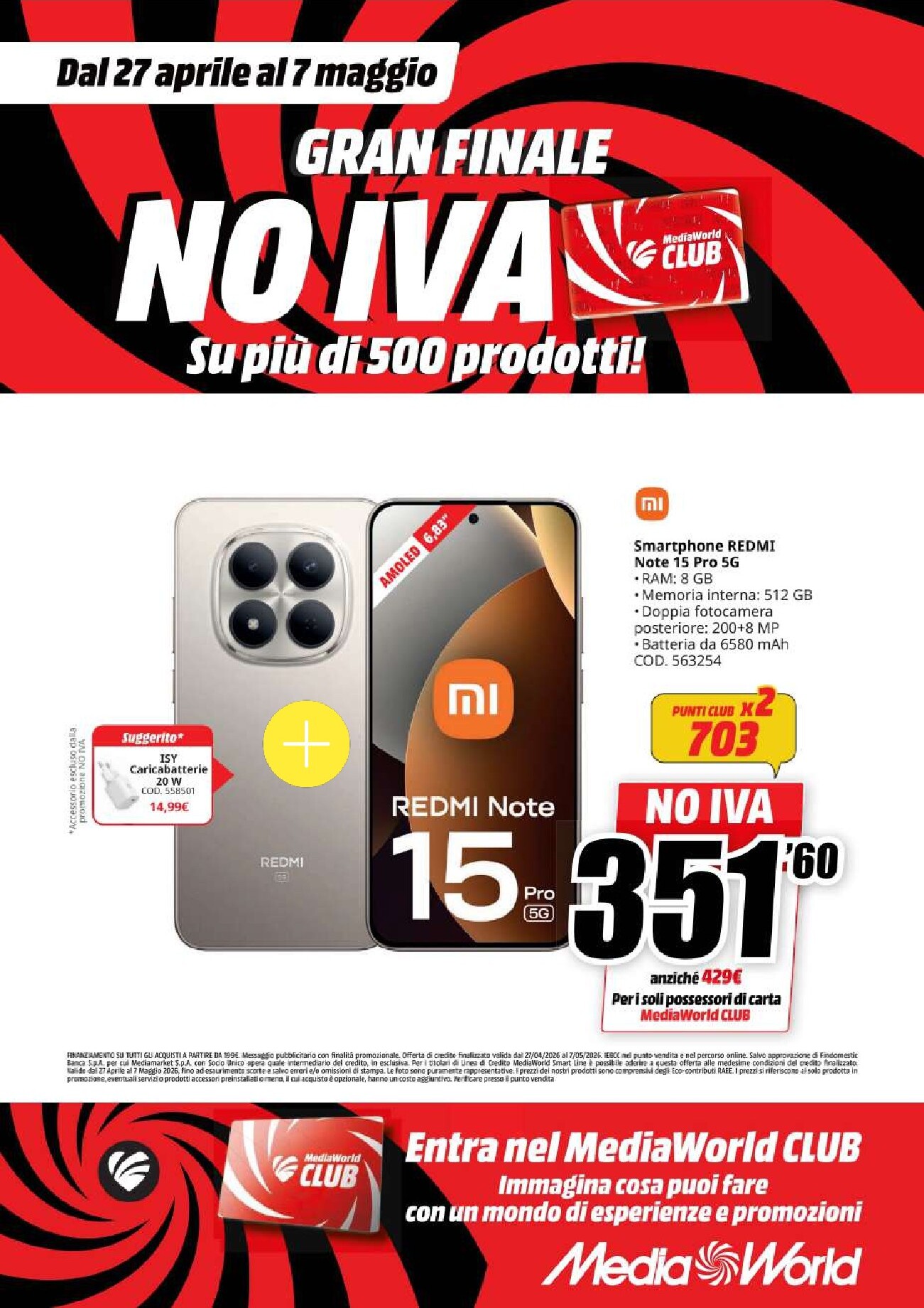 mediaworld - Volantino attuale di Mediaworld valido dal lunedì 27/04/2026 al giovedì 07/05/2026 - page: 46