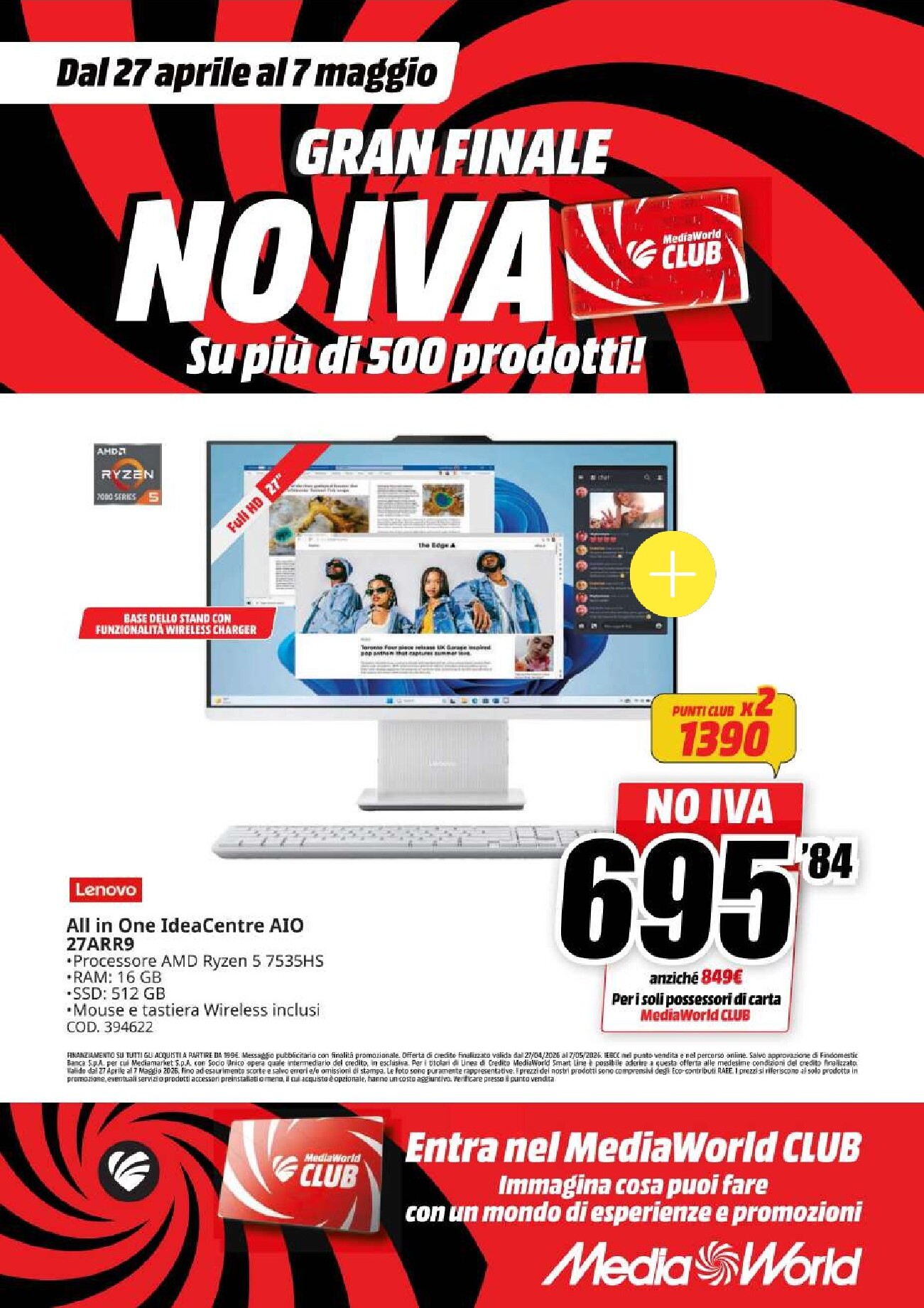 mediaworld - Volantino attuale di Mediaworld valido dal lunedì 27/04/2026 al giovedì 07/05/2026 - page: 25