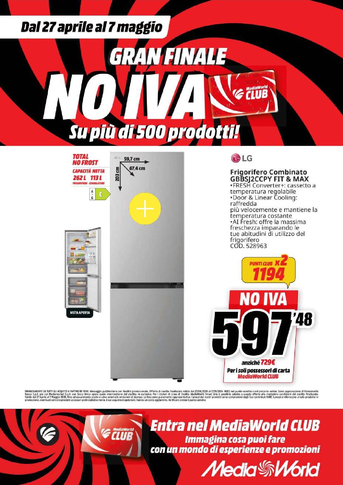 mediaworld - Volantino attuale di Mediaworld valido dal lunedì 27/04/2026 al giovedì 07/05/2026 - page: 32