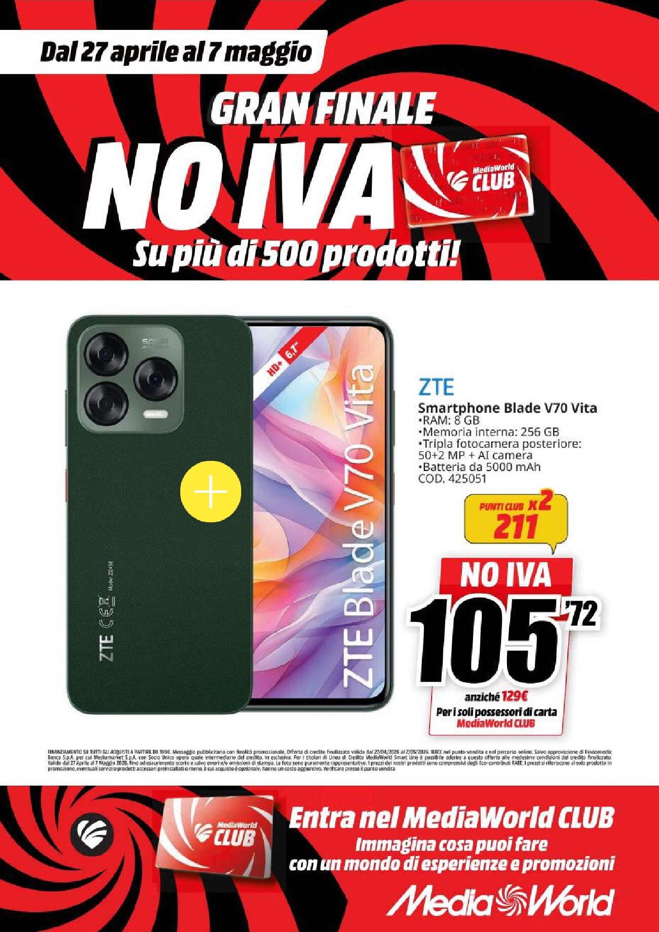 mediaworld - Volantino attuale di Mediaworld valido dal lunedì 27/04/2026 al giovedì 07/05/2026 - page: 47
