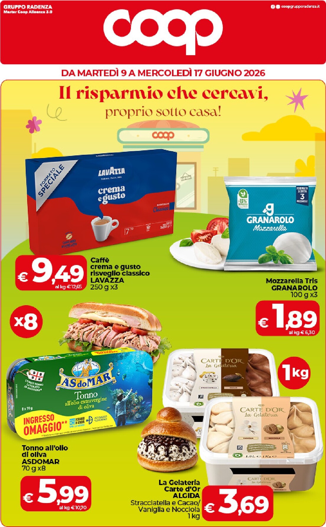 coop - Volantino attuale di Coop valido dal martedì 09/06/2026 al mercoledì 17/06/2026