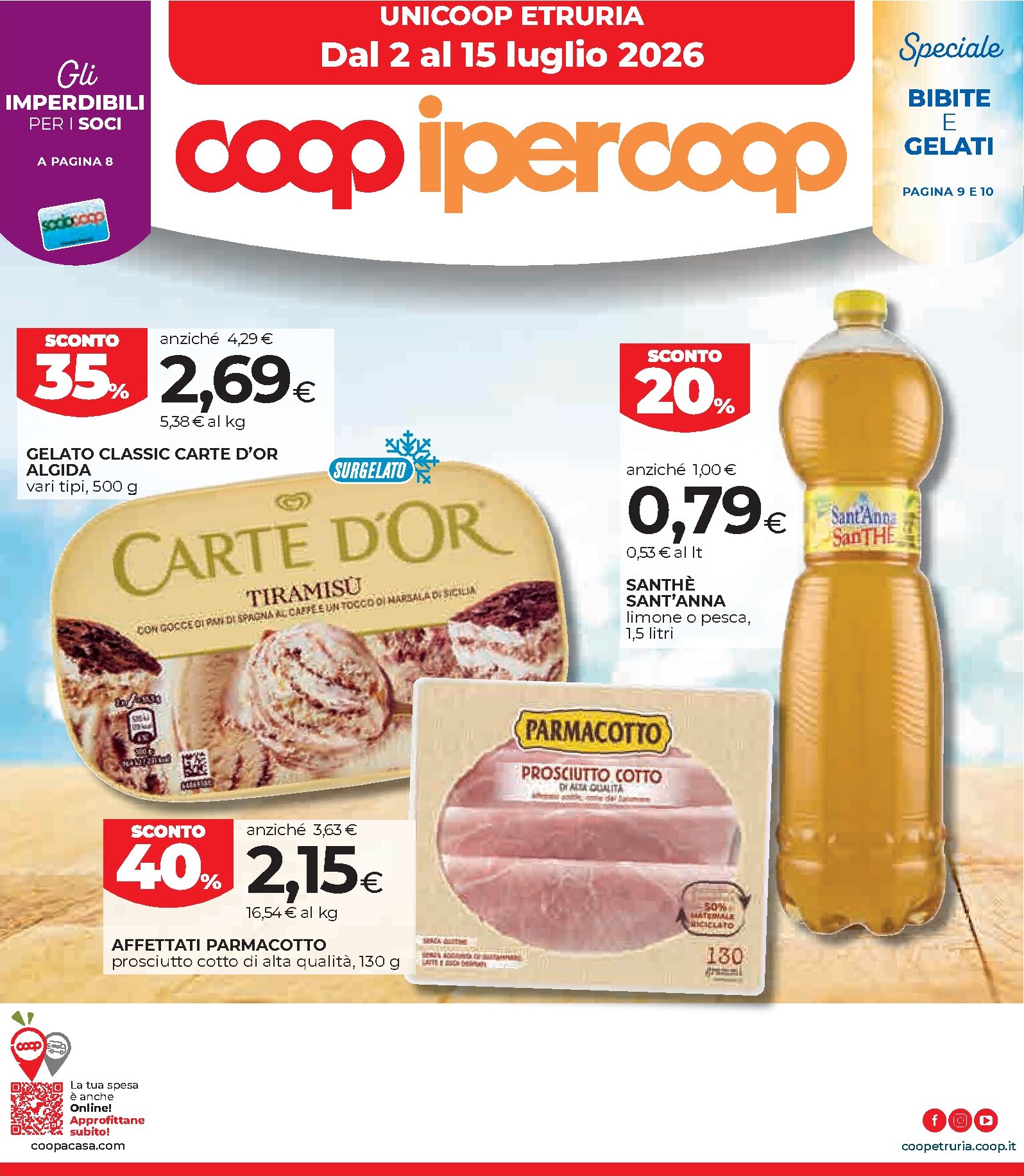 coop - Volantino attuale di Coop valido dal giovedì 02/07/2026 al mercoledì 15/07/2026 - page: 1
