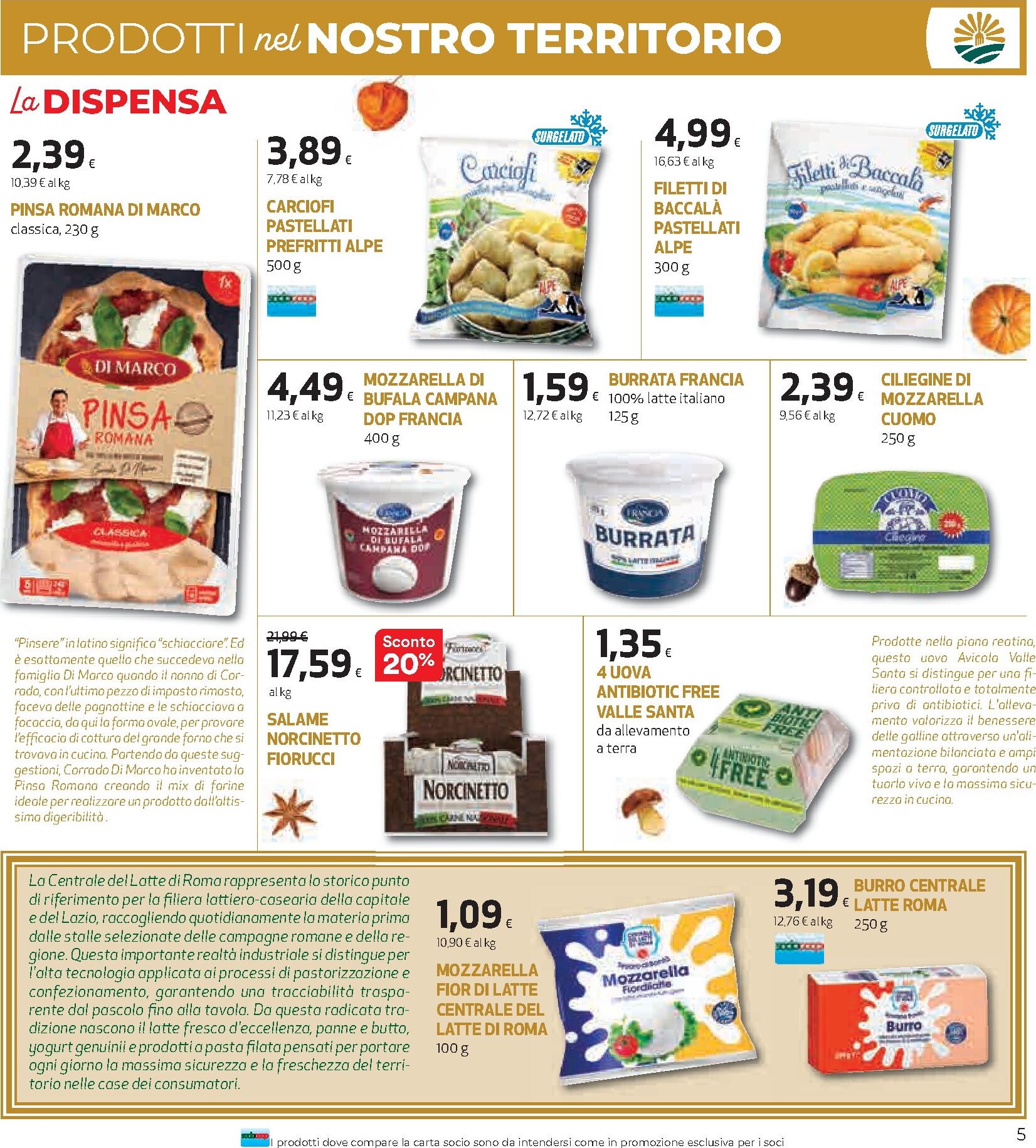 coop - Volantino futuro Coop - Prodotti nel Nostro Territorio valido dal giovedì 24/09/2026 al mercoledì 21/10/2026 - page: 5