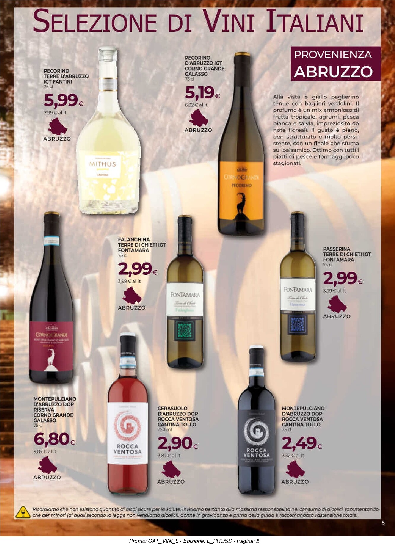 coop - Volantino futuro Coop - Selezione di Vini Italiani valido dal giovedì 22/10/2026 al mercoledì 18/11/2026 - page: 5