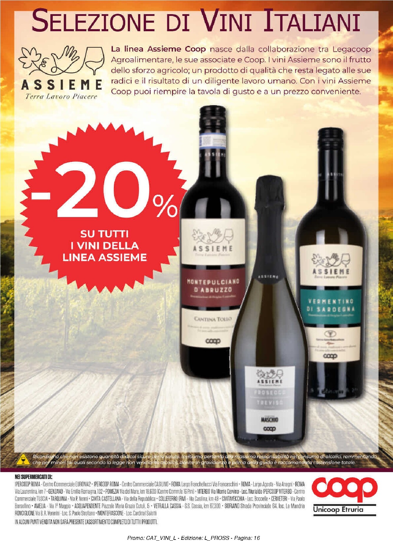 coop - Volantino futuro Coop - Selezione di Vini Italiani valido dal giovedì 22/10/2026 al mercoledì 18/11/2026 - page: 16