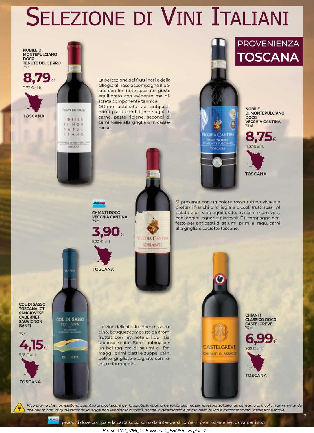 coop - Volantino futuro Coop - Selezione di Vini Italiani valido dal giovedì 22/10/2026 al mercoledì 18/11/2026 - page: 7
