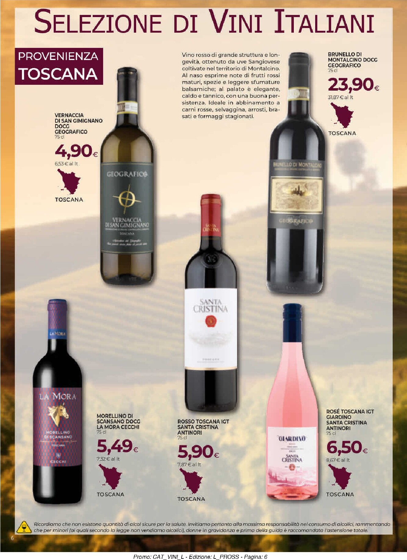 coop - Volantino futuro Coop - Selezione di Vini Italiani valido dal giovedì 22/10/2026 al mercoledì 18/11/2026 - page: 6