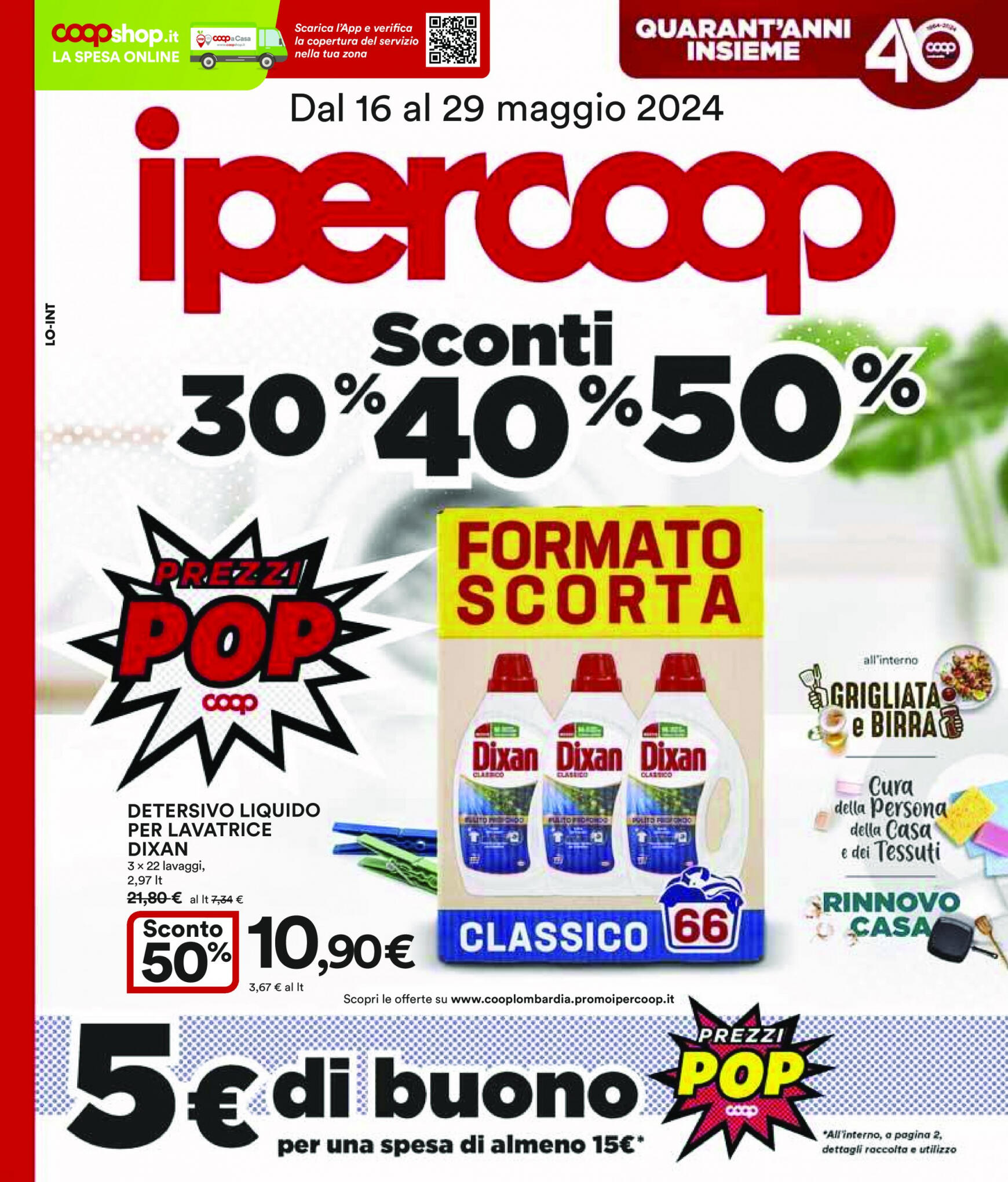 coop - Nuovo volantino Ipercoop 16.05. - 29.05.