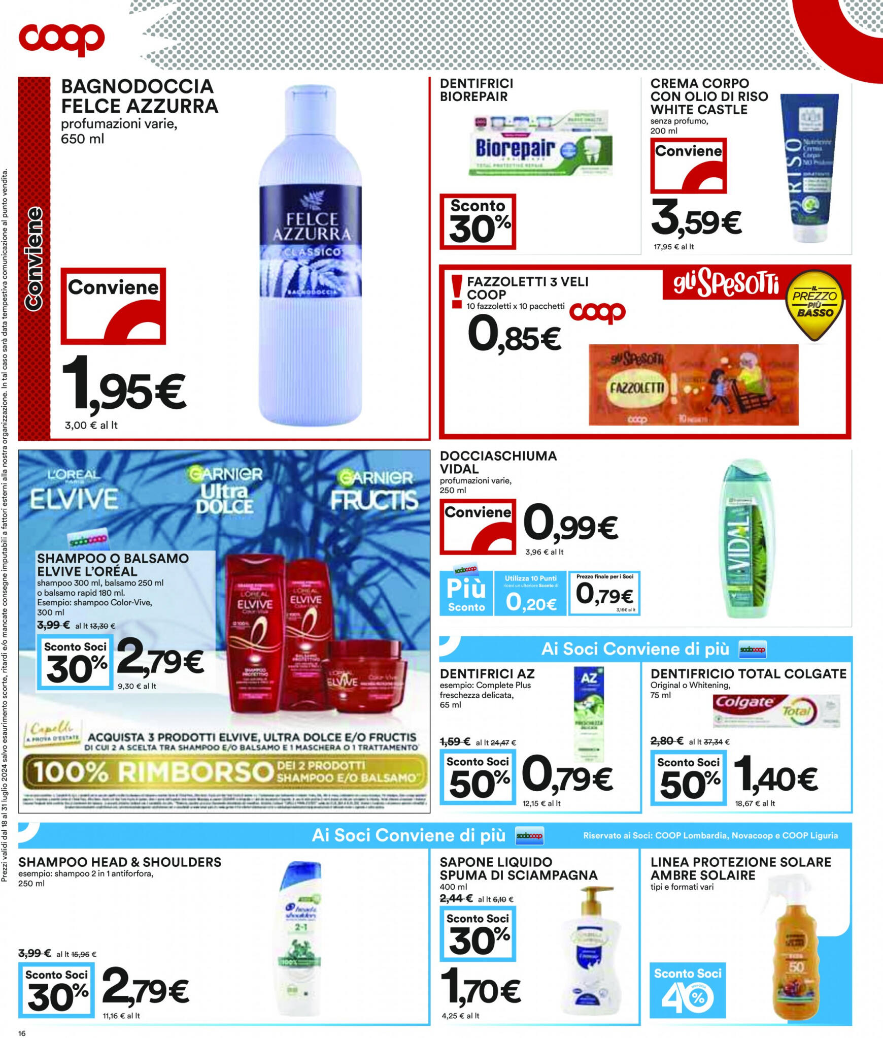 coop - Nuovo volantino Coop 18.07. - 31.07. - page: 16