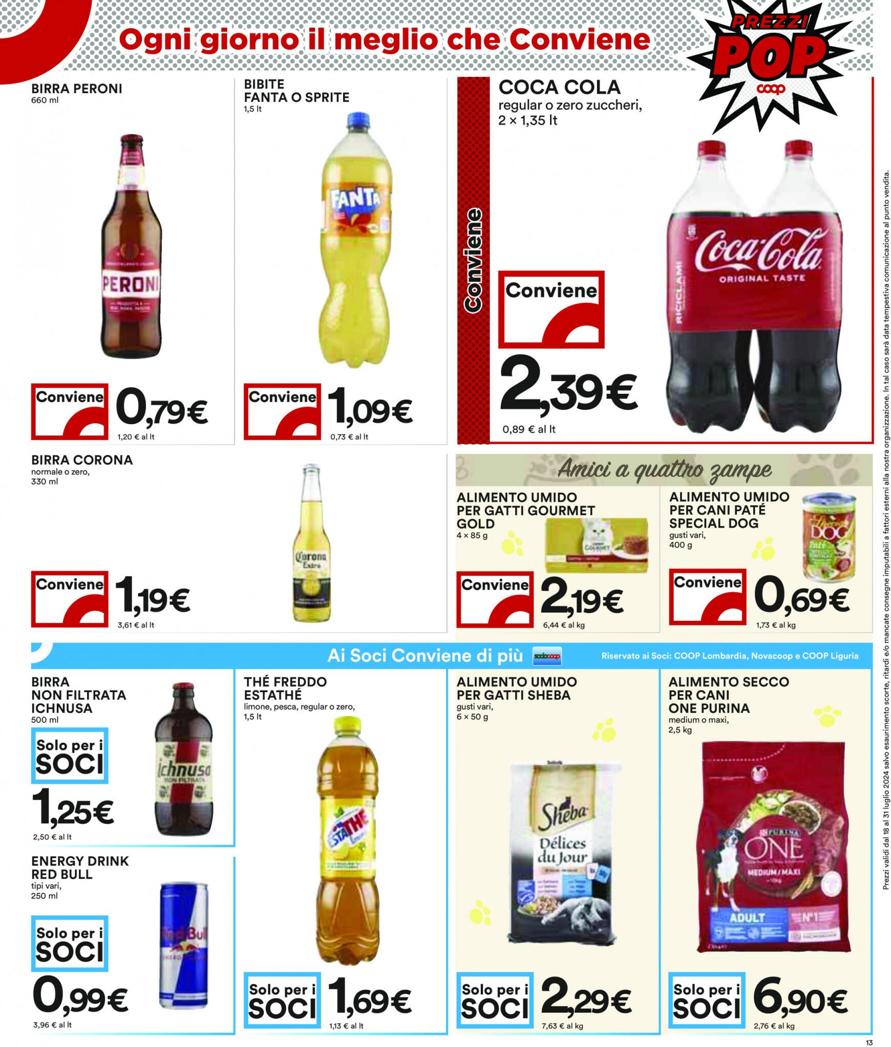 coop - Nuovo volantino Coop 18.07. - 31.07. - page: 13