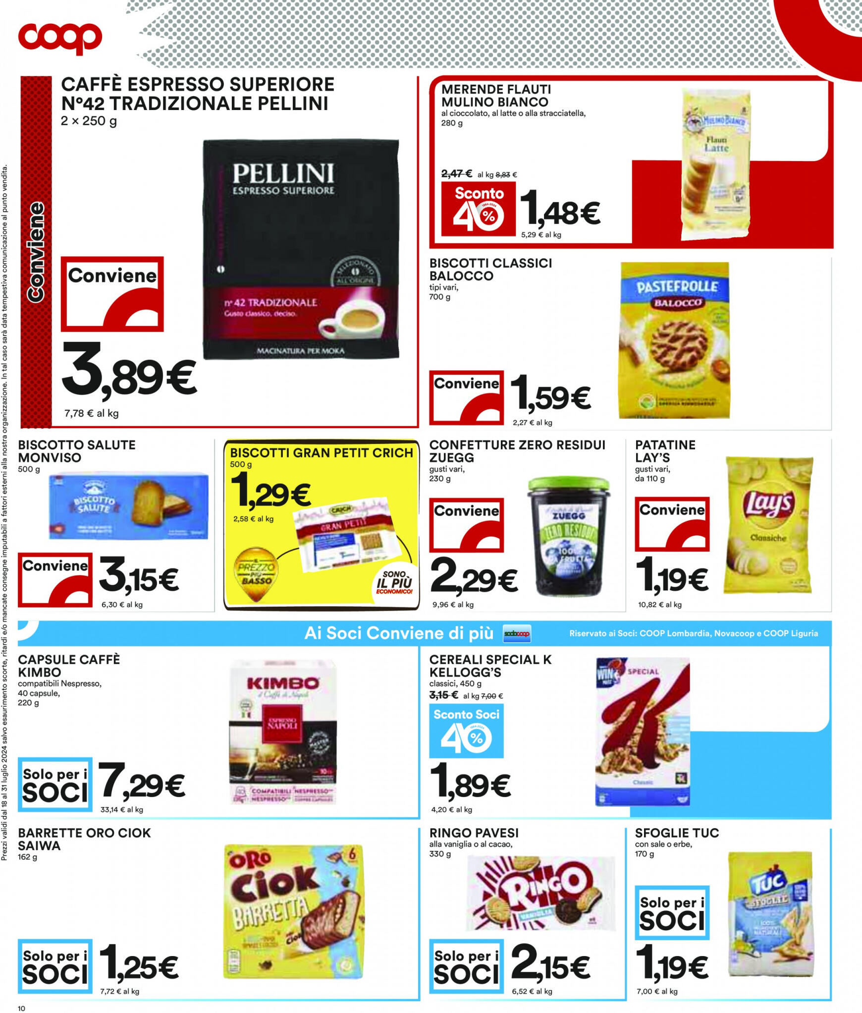 coop - Nuovo volantino Coop 18.07. - 31.07. - page: 10