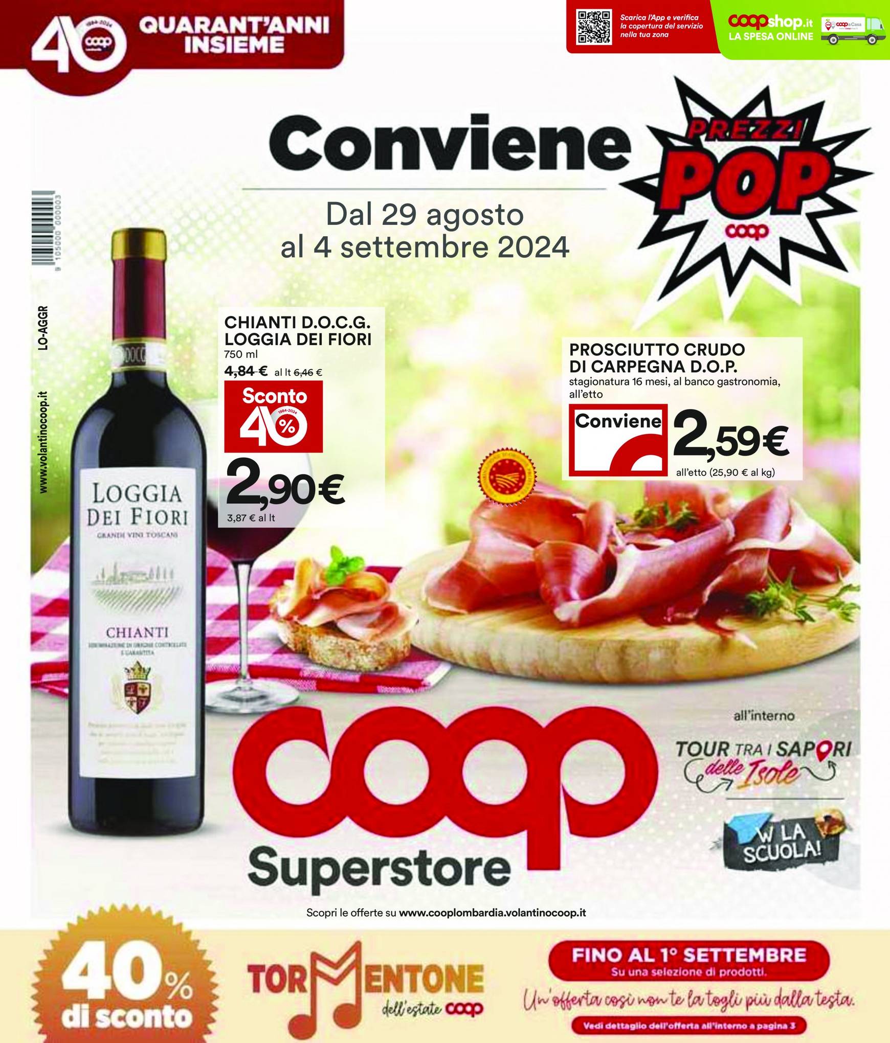 coop - Nuovo volantino Coop 29.08. - 04.09.