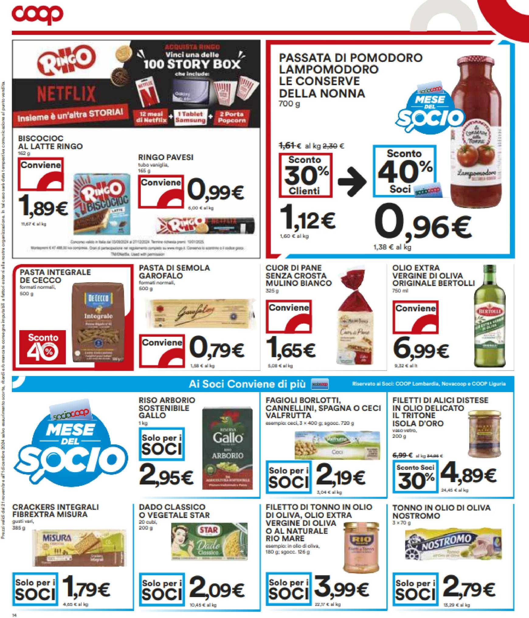 coop - Volantino Coop valido dal 21/11 al 01/12 - page: 14