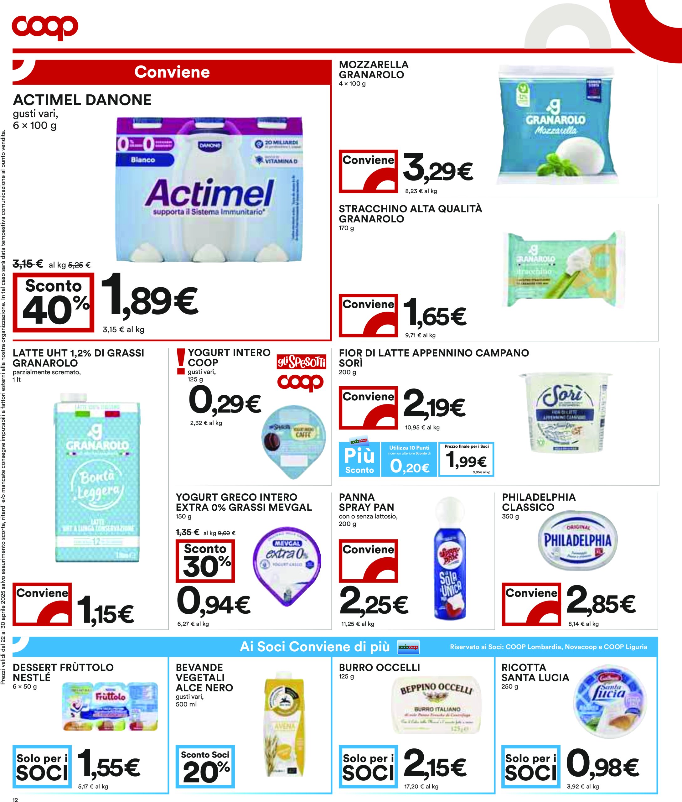 coop - Volantino Coop valido dal 22/04 al 30/04 - page: 12