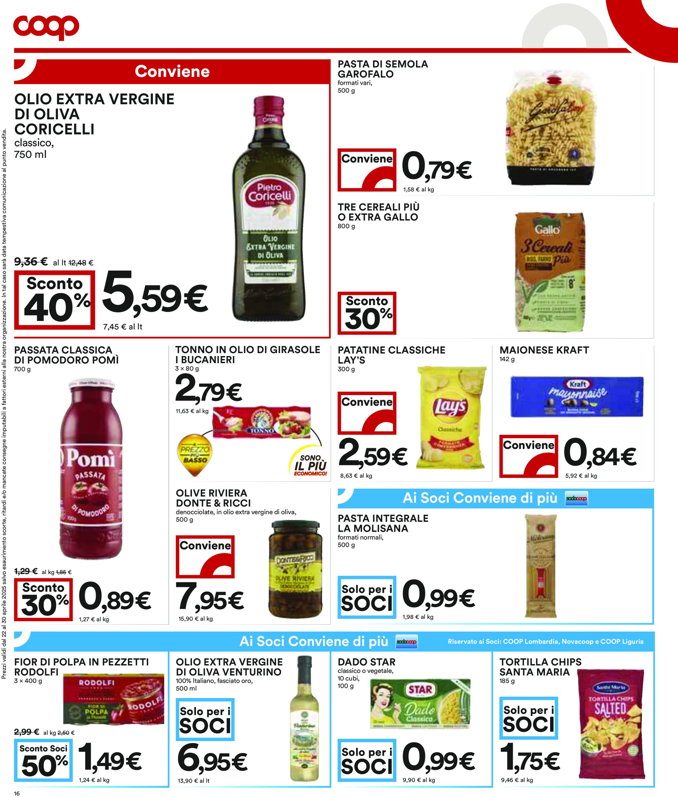 coop - Volantino Coop valido dal 22/04 al 30/04 - page: 16