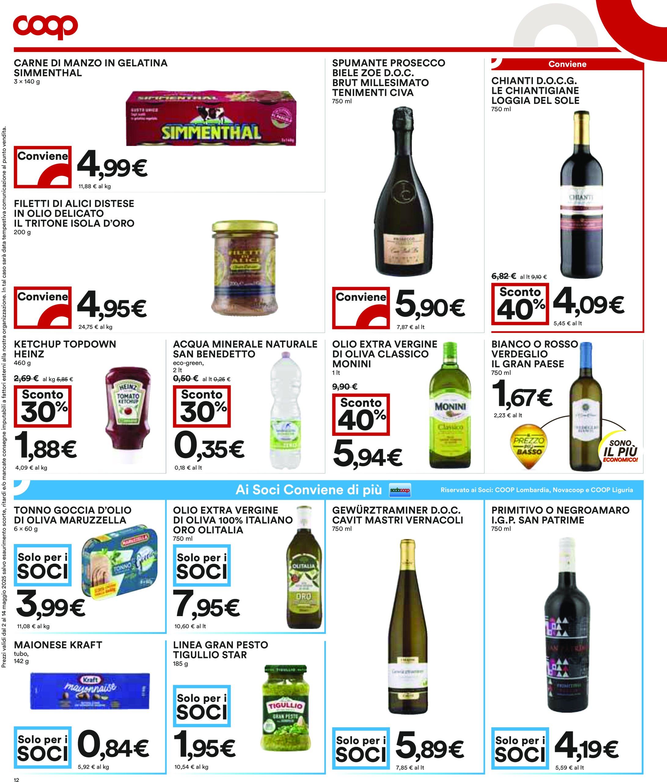 coop - Volantino Coop valido dal 02/05 al 14/05 - page: 12