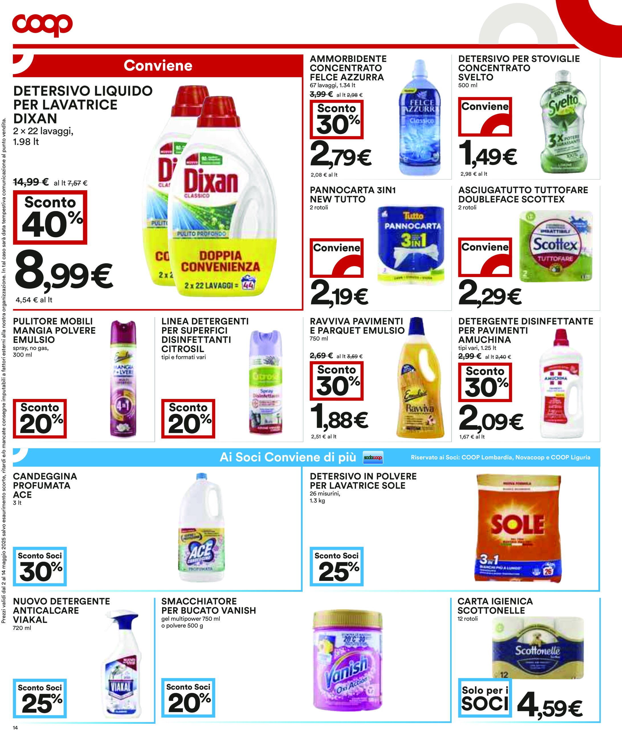 coop - Volantino Coop valido dal 02/05 al 14/05 - page: 14