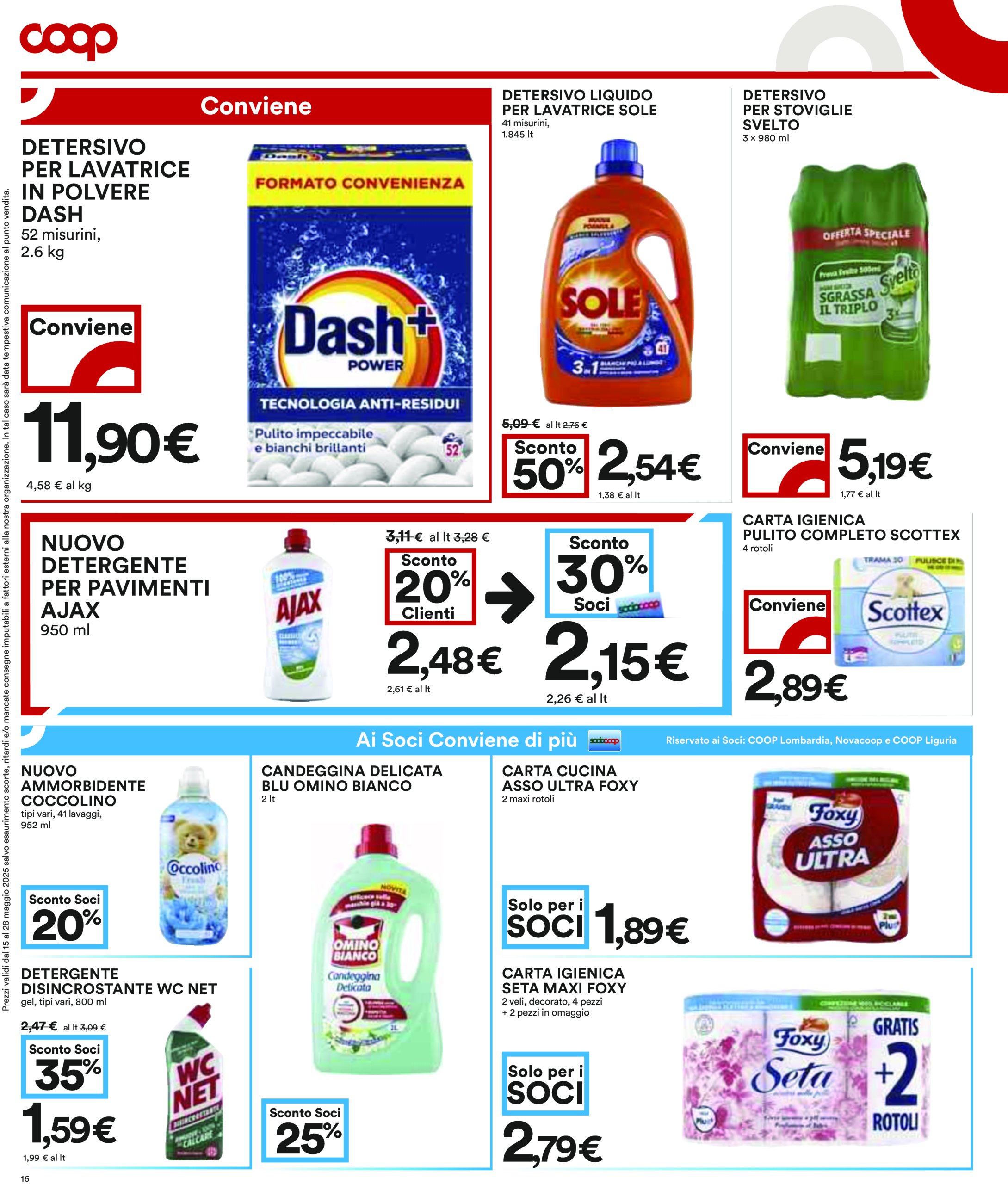 coop - Volantino Coop valido dal 15/05 al 28/05 - page: 16