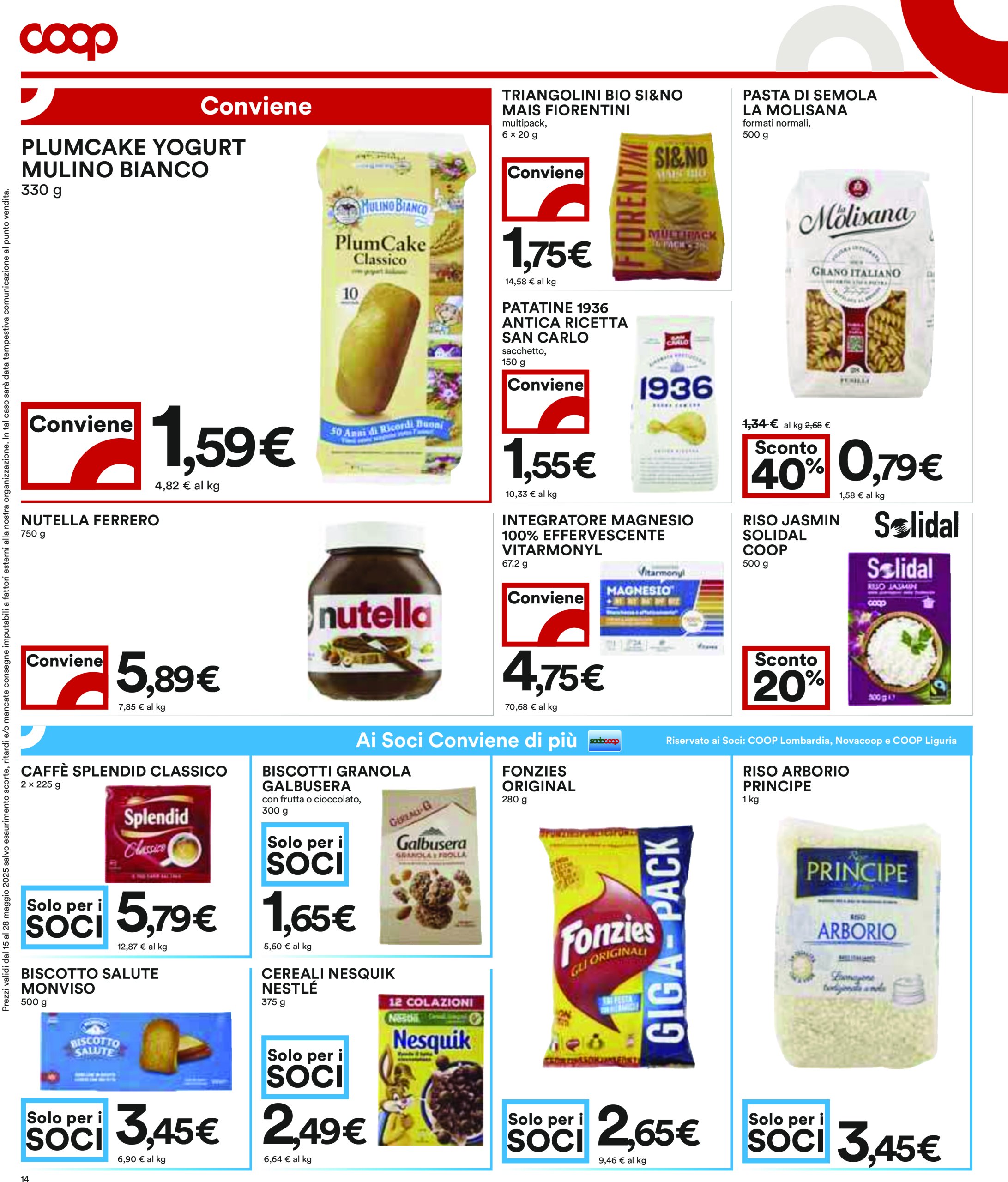 coop - Volantino Coop valido dal 15/05 al 28/05 - page: 14