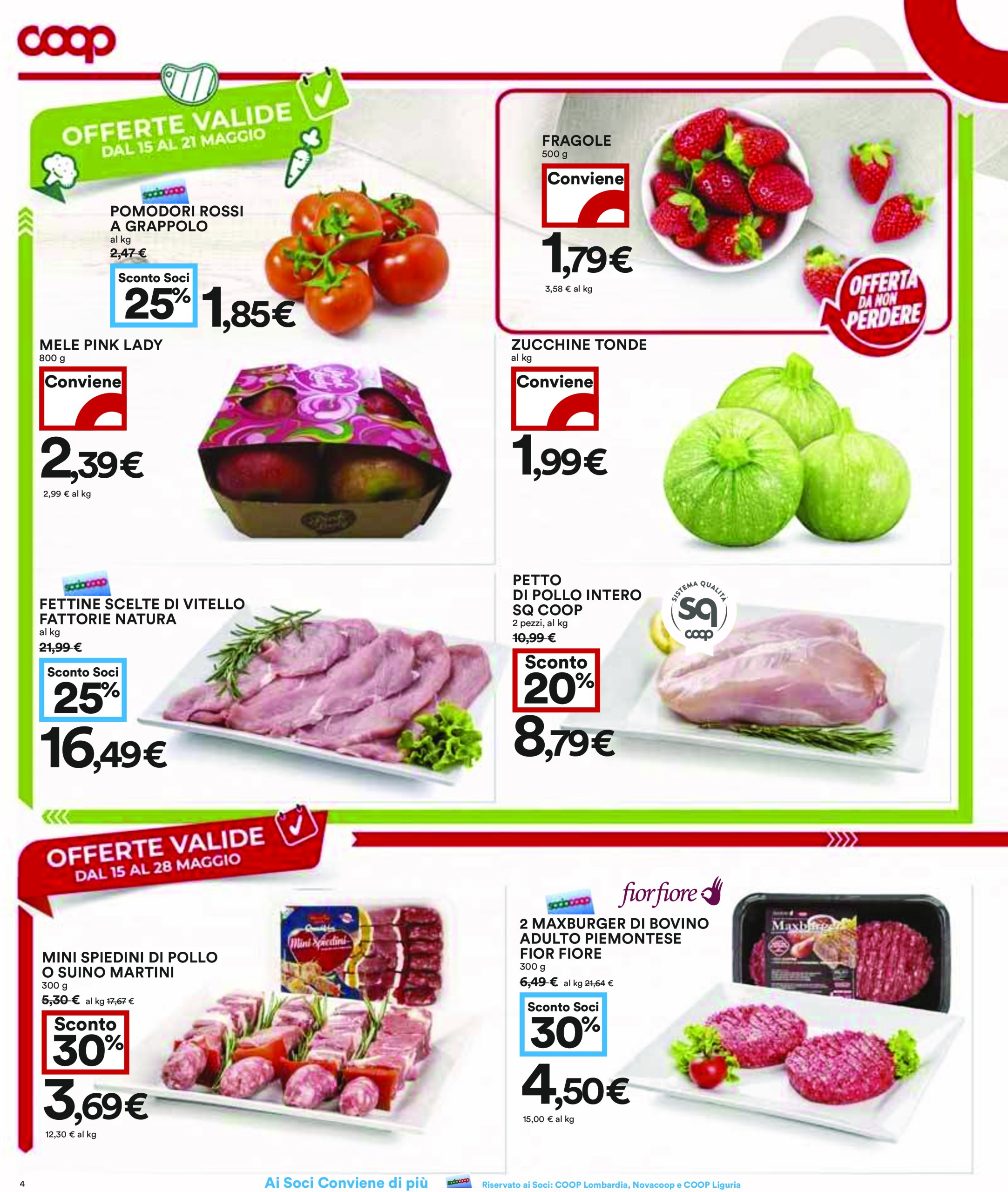 coop - Volantino Coop valido dal 15/05 al 28/05 - page: 4
