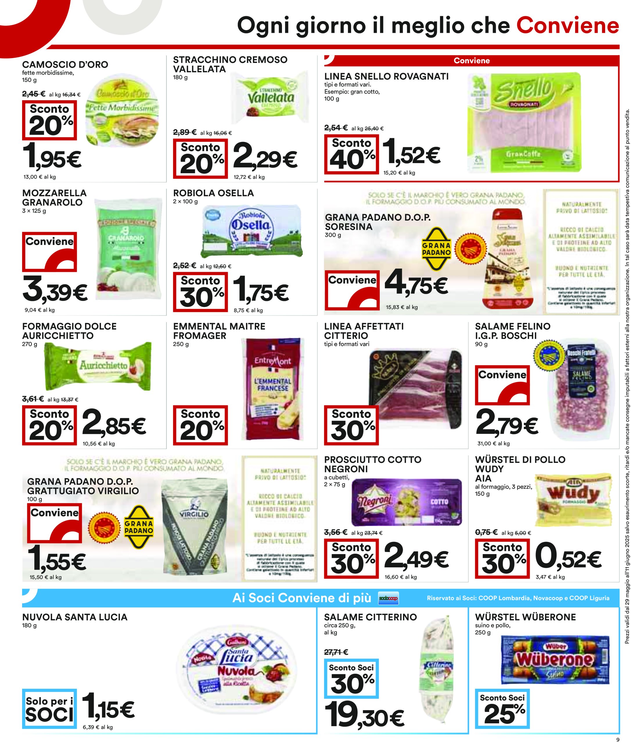 coop - Volantino Coop valido dal 29/05 al 11/06 - page: 9