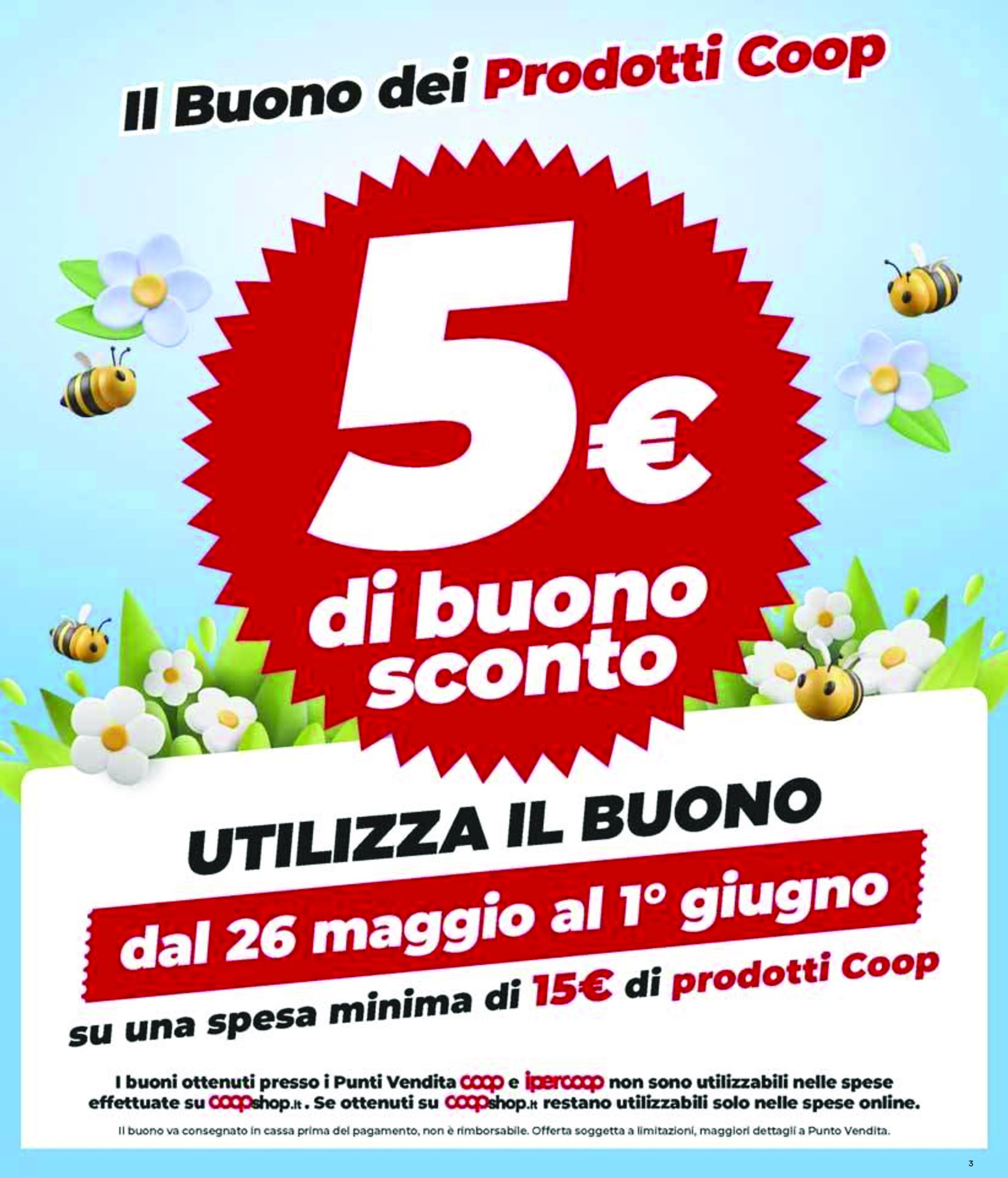 coop - Volantino Coop valido dal 29/05 al 11/06 - page: 3