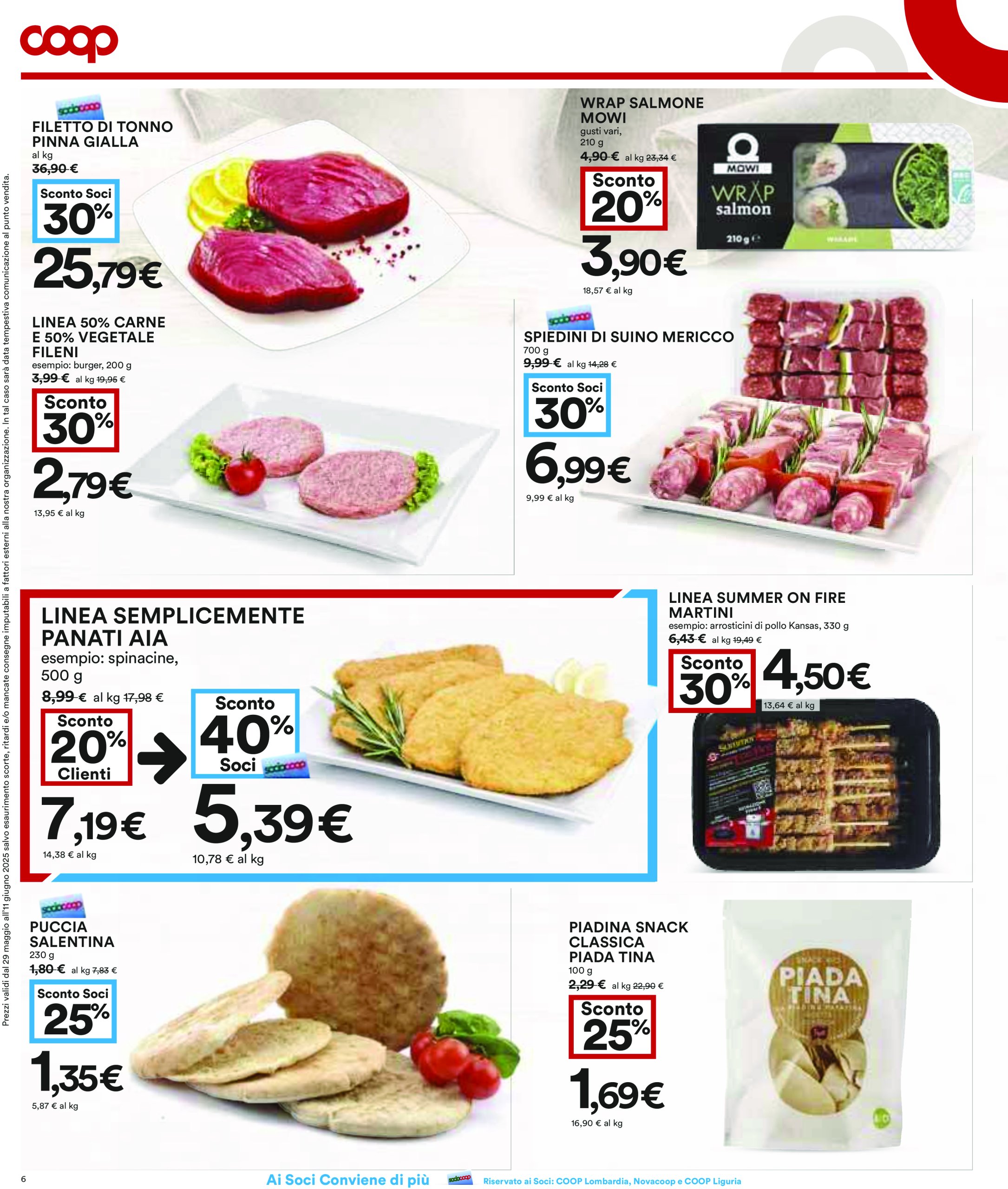 coop - Volantino Coop valido dal 29/05 al 11/06 - page: 6