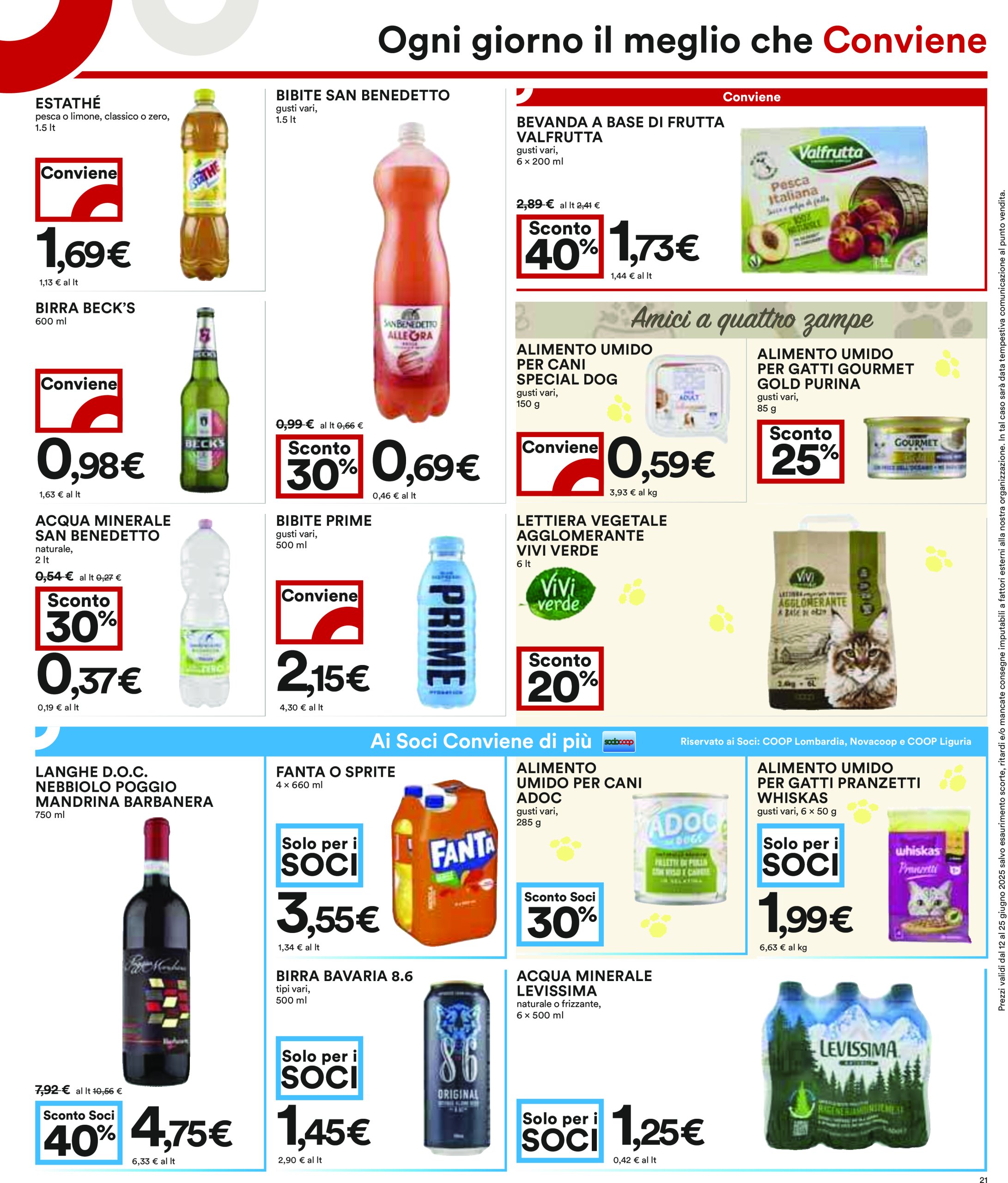 coop - Volantino Coop valido dal 12/06 al 25/06 - page: 21
