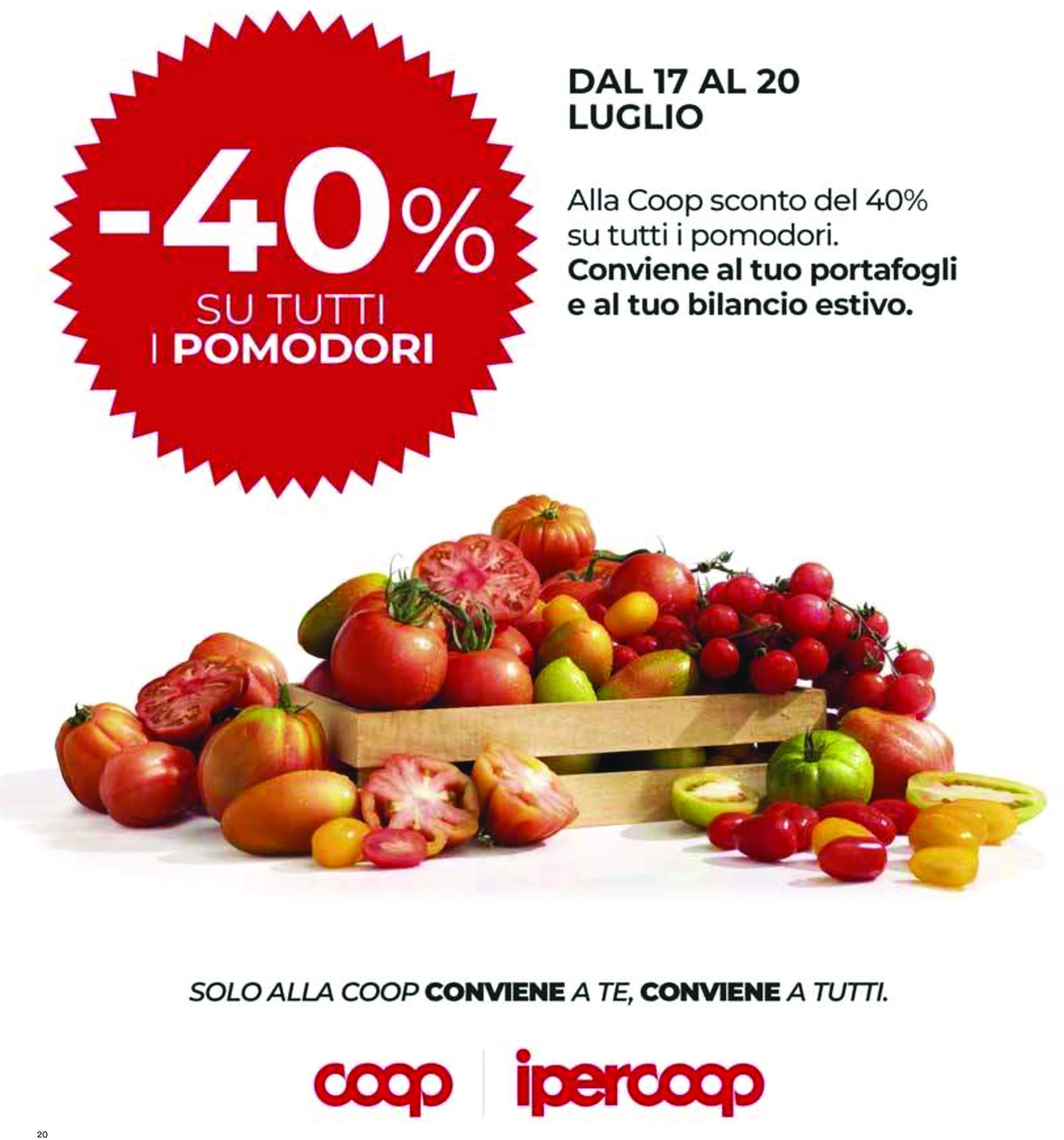 coop - Volantino Coop valido dal 10/07 al 23/07 - page: 20