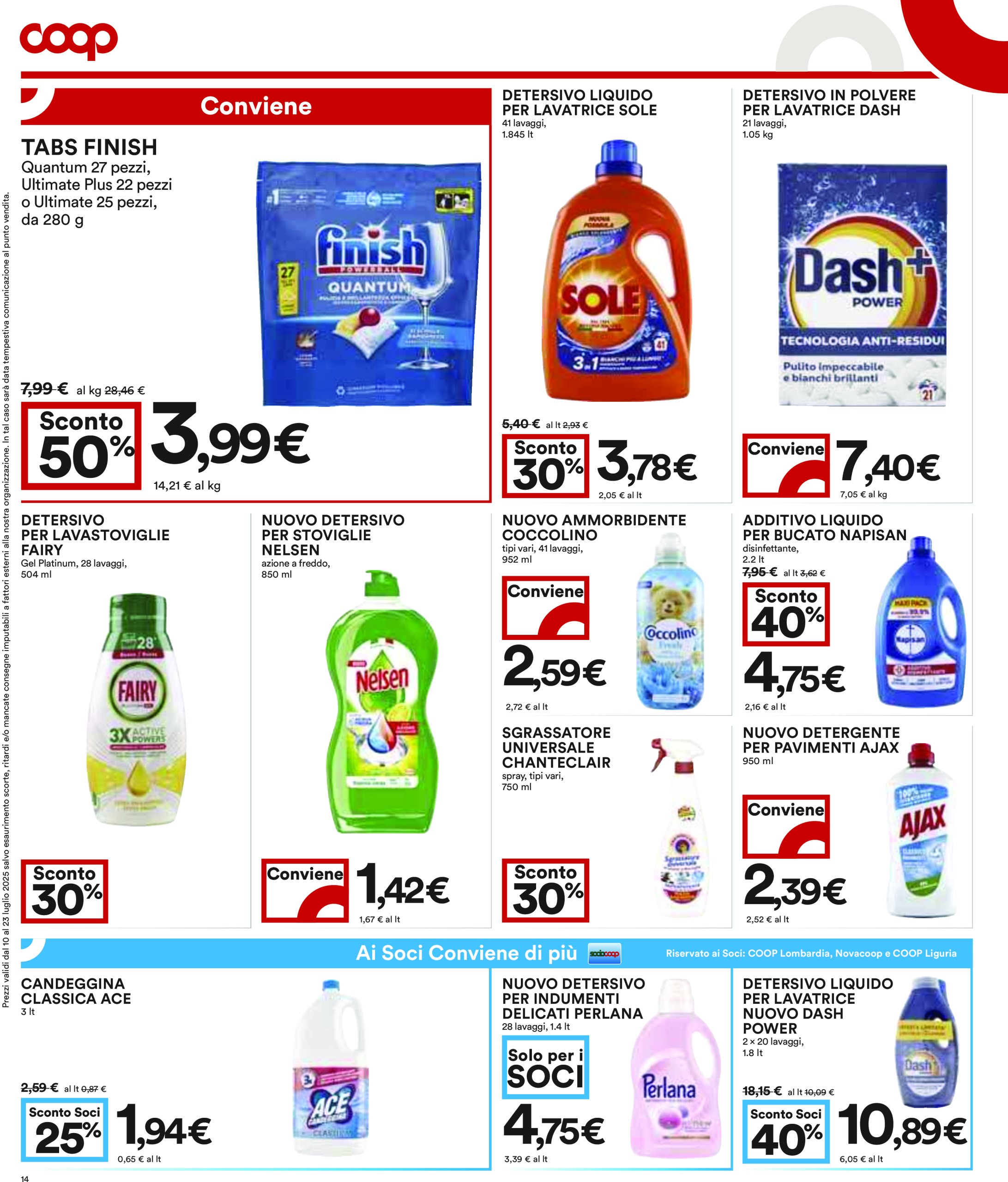 coop - Volantino Coop valido dal 10/07 al 23/07 - page: 14