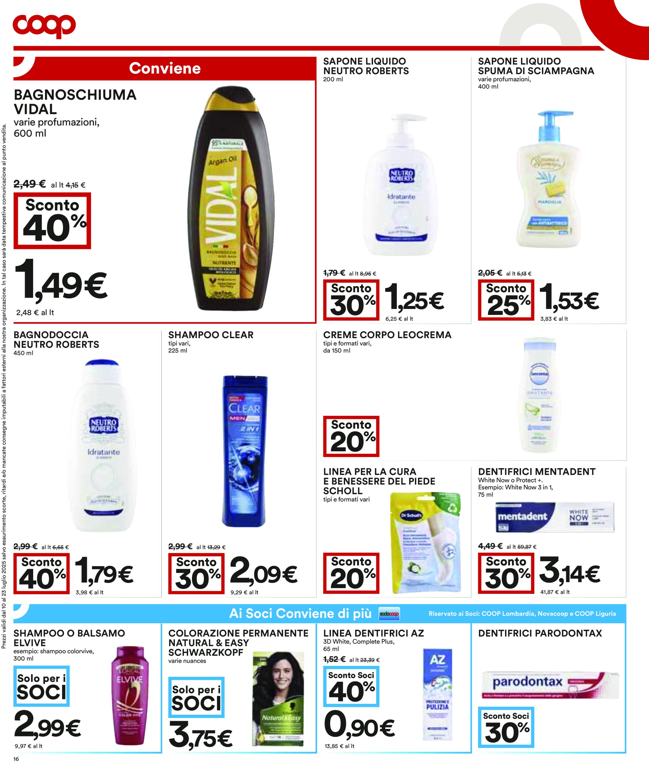 coop - Volantino Coop valido dal 10/07 al 23/07 - page: 16