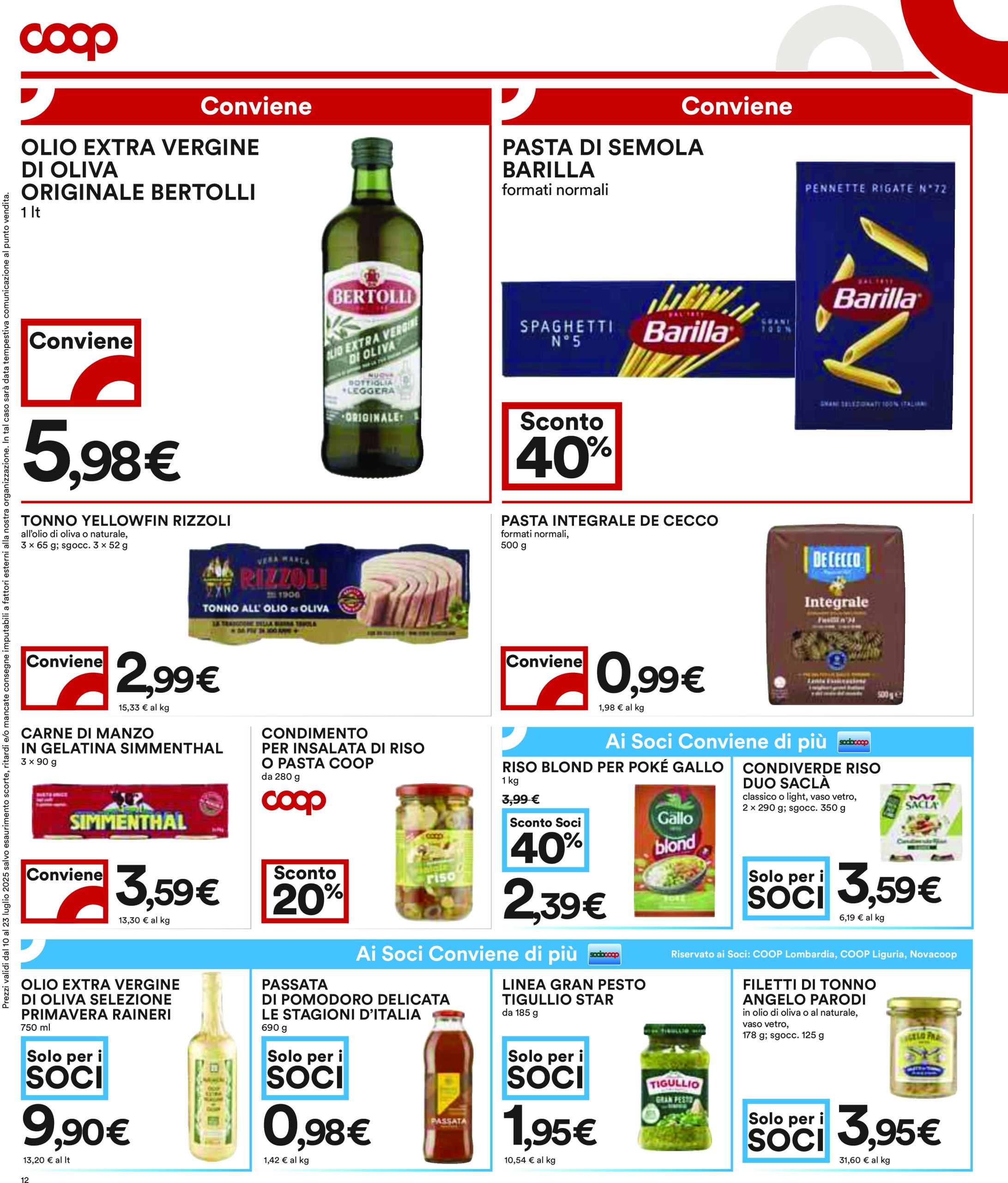 coop - Volantino Coop valido dal 10/07 al 23/07 - page: 12
