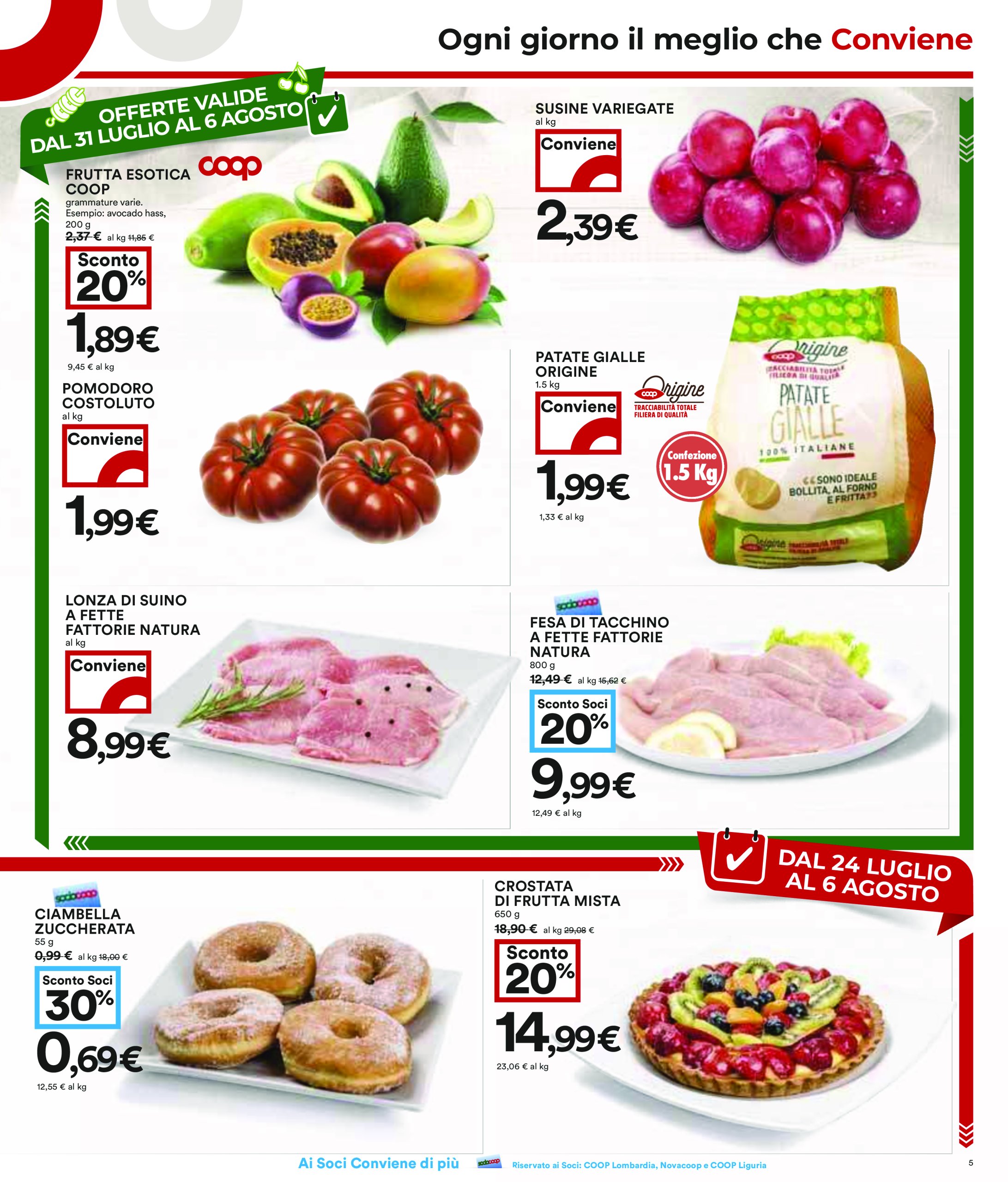 coop - Volantino Coop valido dal 24/07 al 06/08 - page: 5