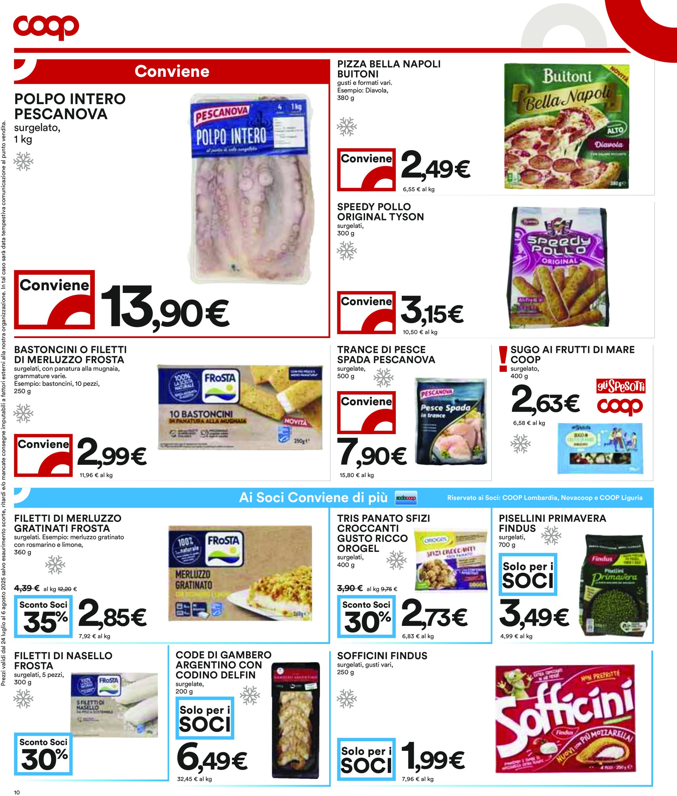 coop - Volantino Coop valido dal 24/07 al 06/08 - page: 10