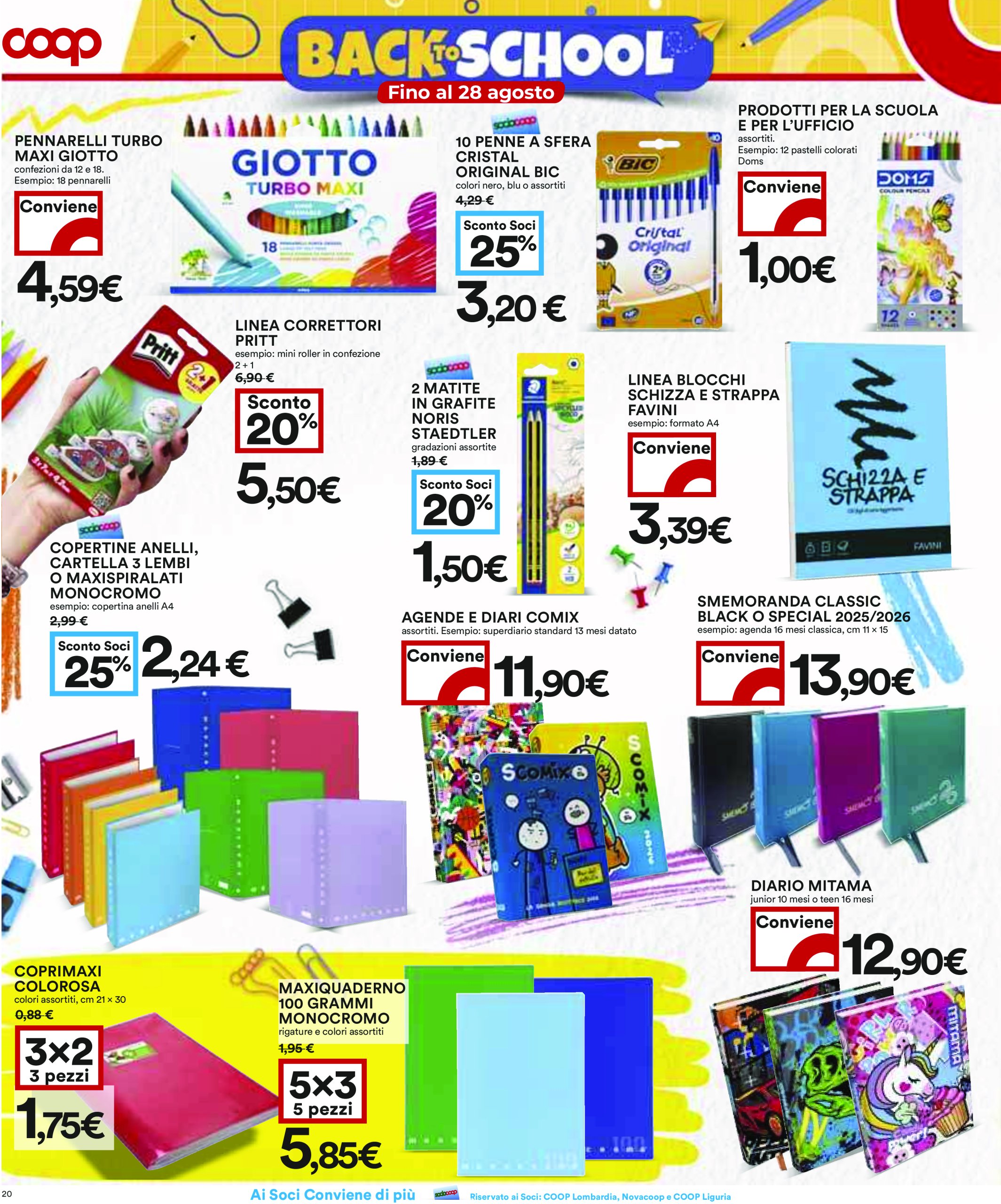 coop - Volantino Coop valido dal 24/07 al 06/08 - page: 20